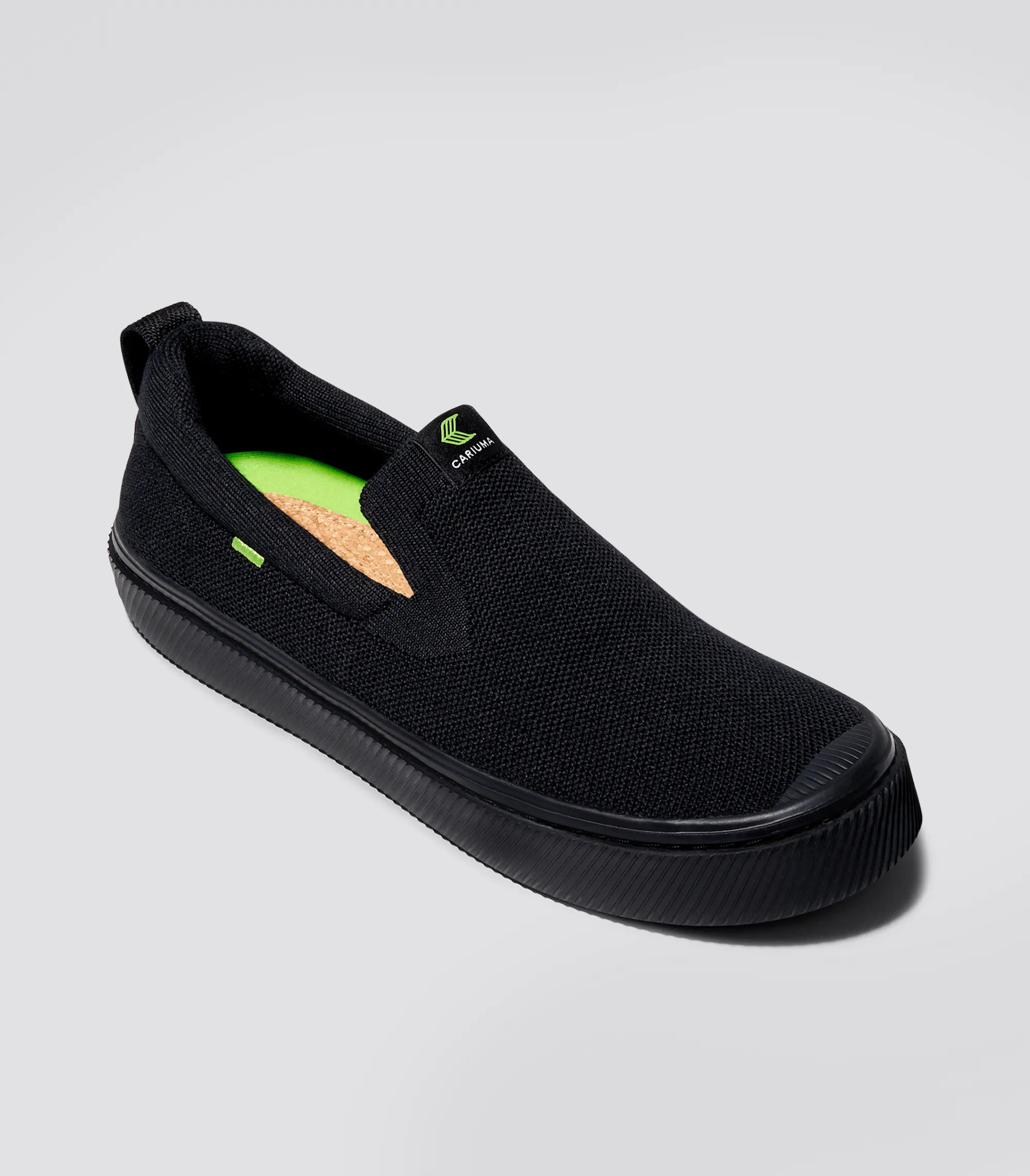 IBI SLIP-ON All Black Knit Sneaker Men sold by Cariuma product image thumbnail 2