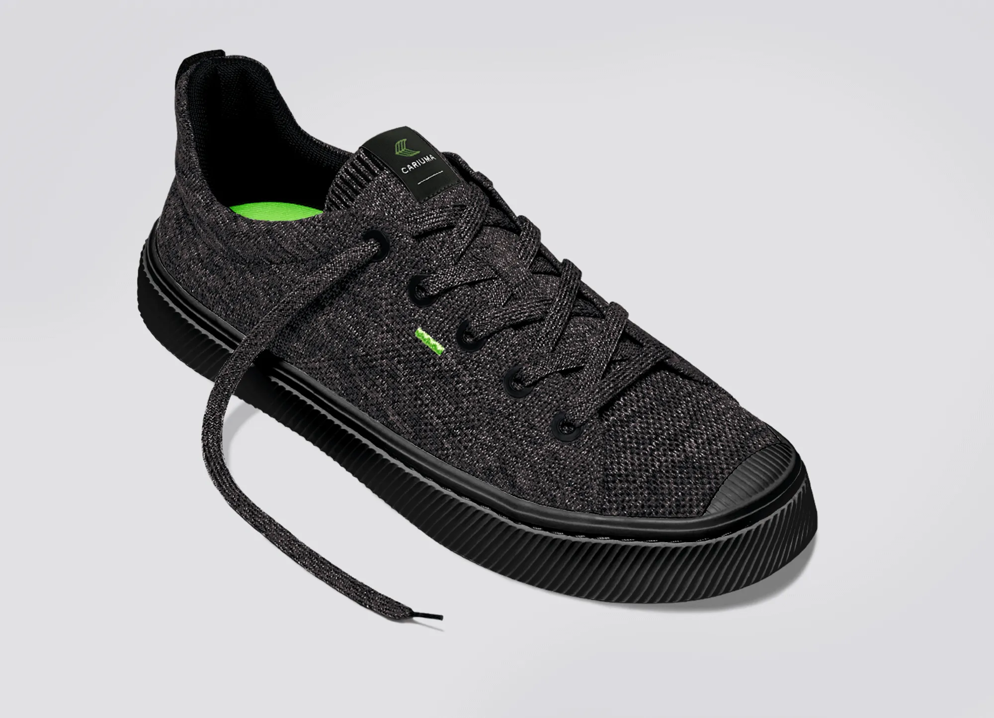 IBI Low Stone Black Knit Sneaker Men sold by Cariuma product image thumbnail 4