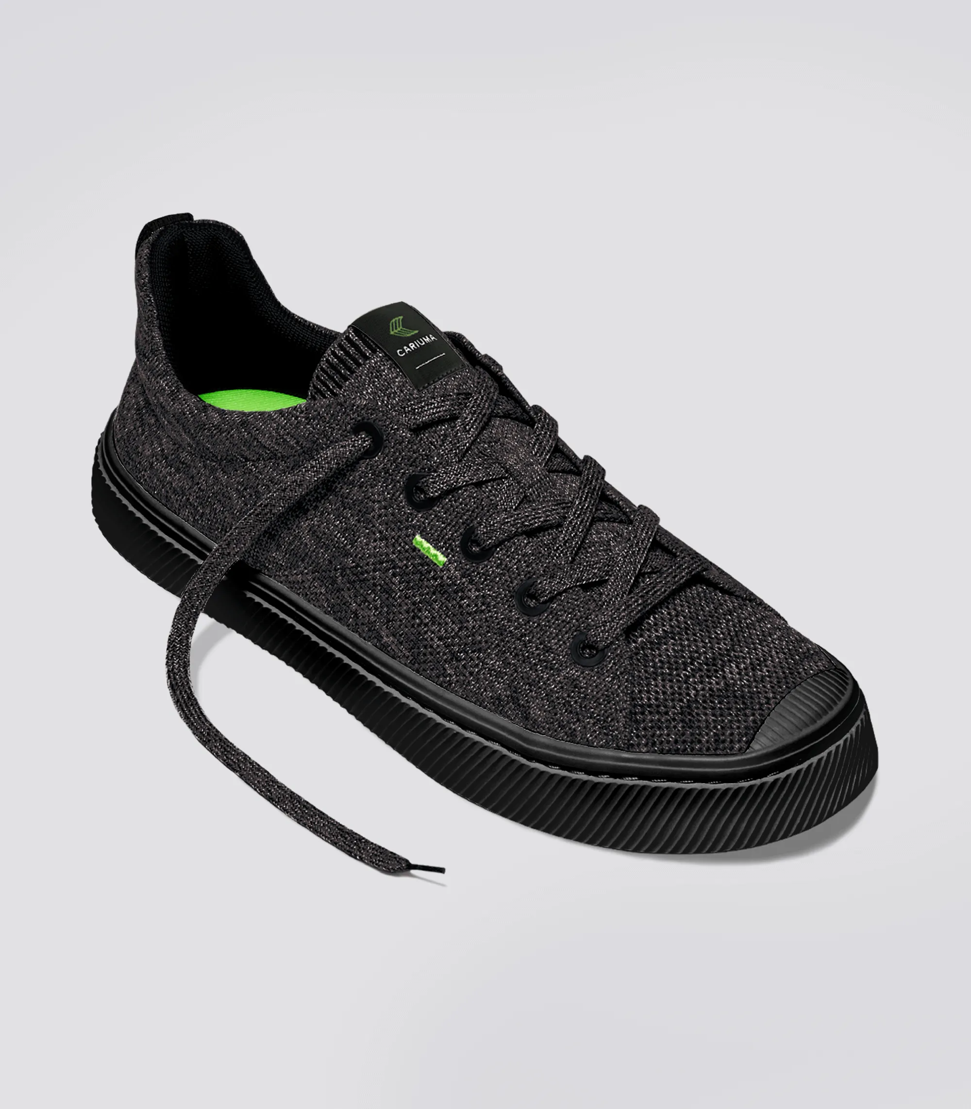 IBI Low Stone Black Knit Sneaker Men sold by Cariuma product image thumbnail 2