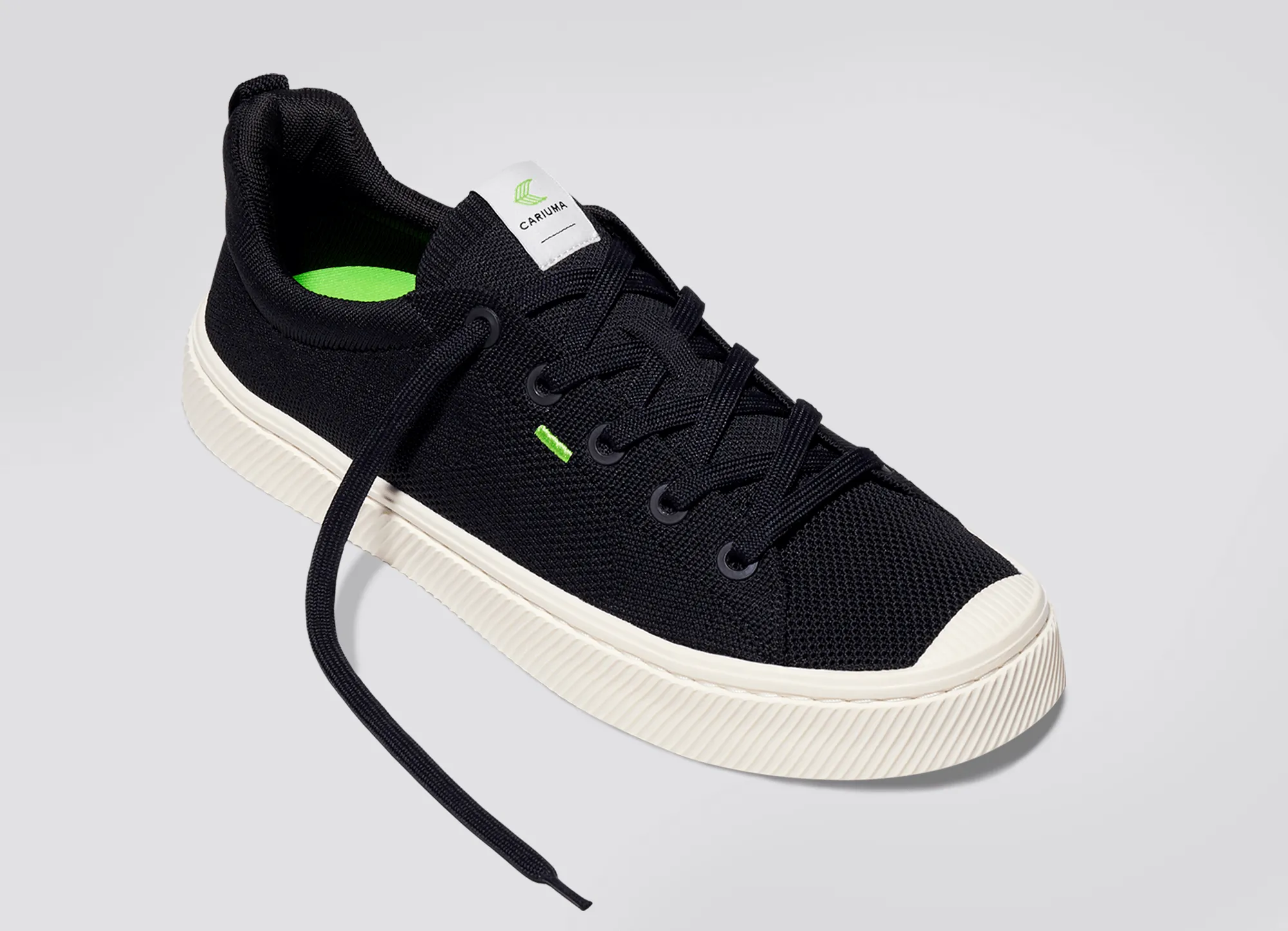 IBI Low Black Knit Sneaker Men sold by Cariuma product image thumbnail 4
