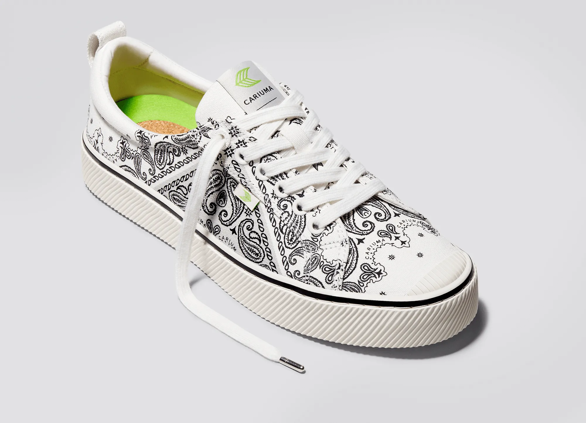 OCA Low Off-White Bandana Canvas Sneaker Women sold by Cariuma product image thumbnail 4