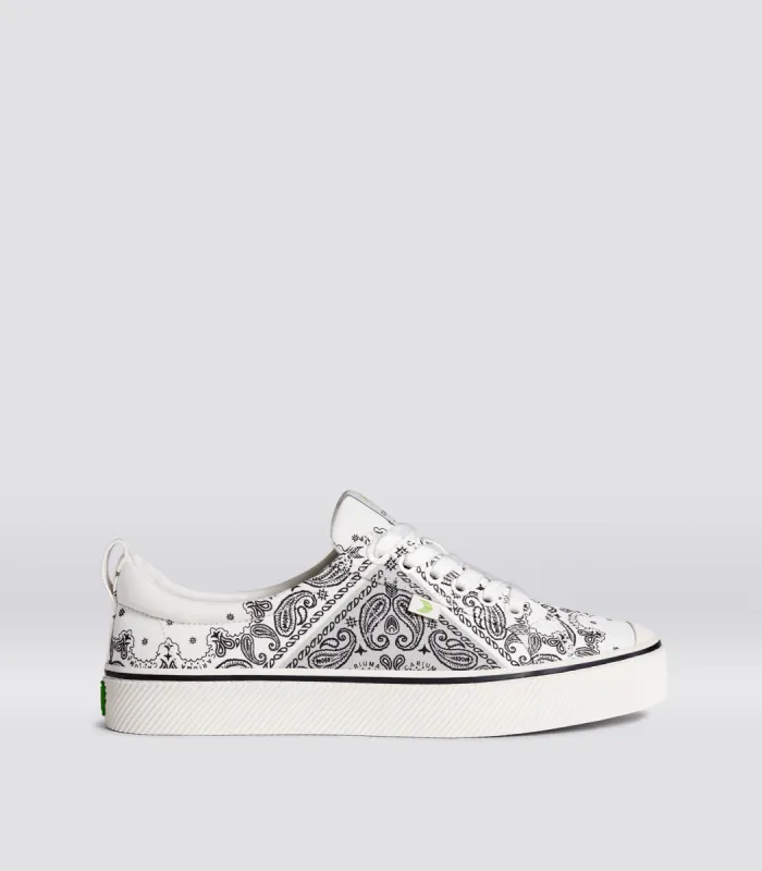 OCA Low Off-White Bandana Canvas Sneaker Men sold by Cariuma