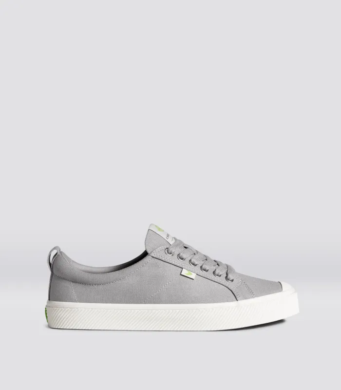 OCA Low Light Grey Canvas Sneaker Women sold by Cariuma