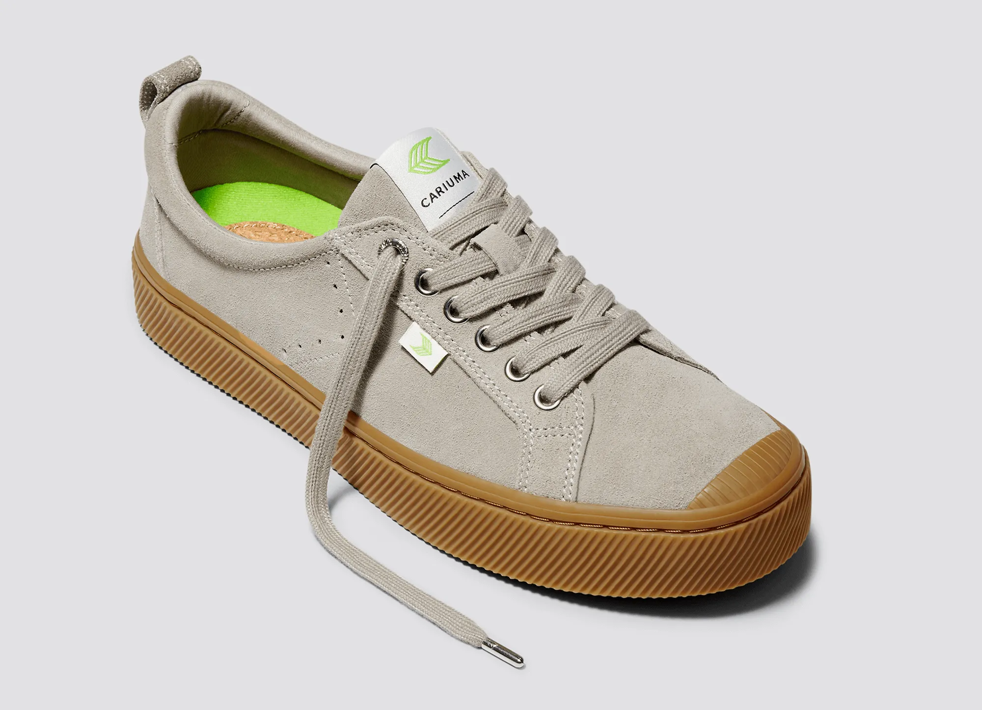 OCA Low Gum Cloud Grey Suede Sneaker Women sold by Cariuma product image thumbnail 4