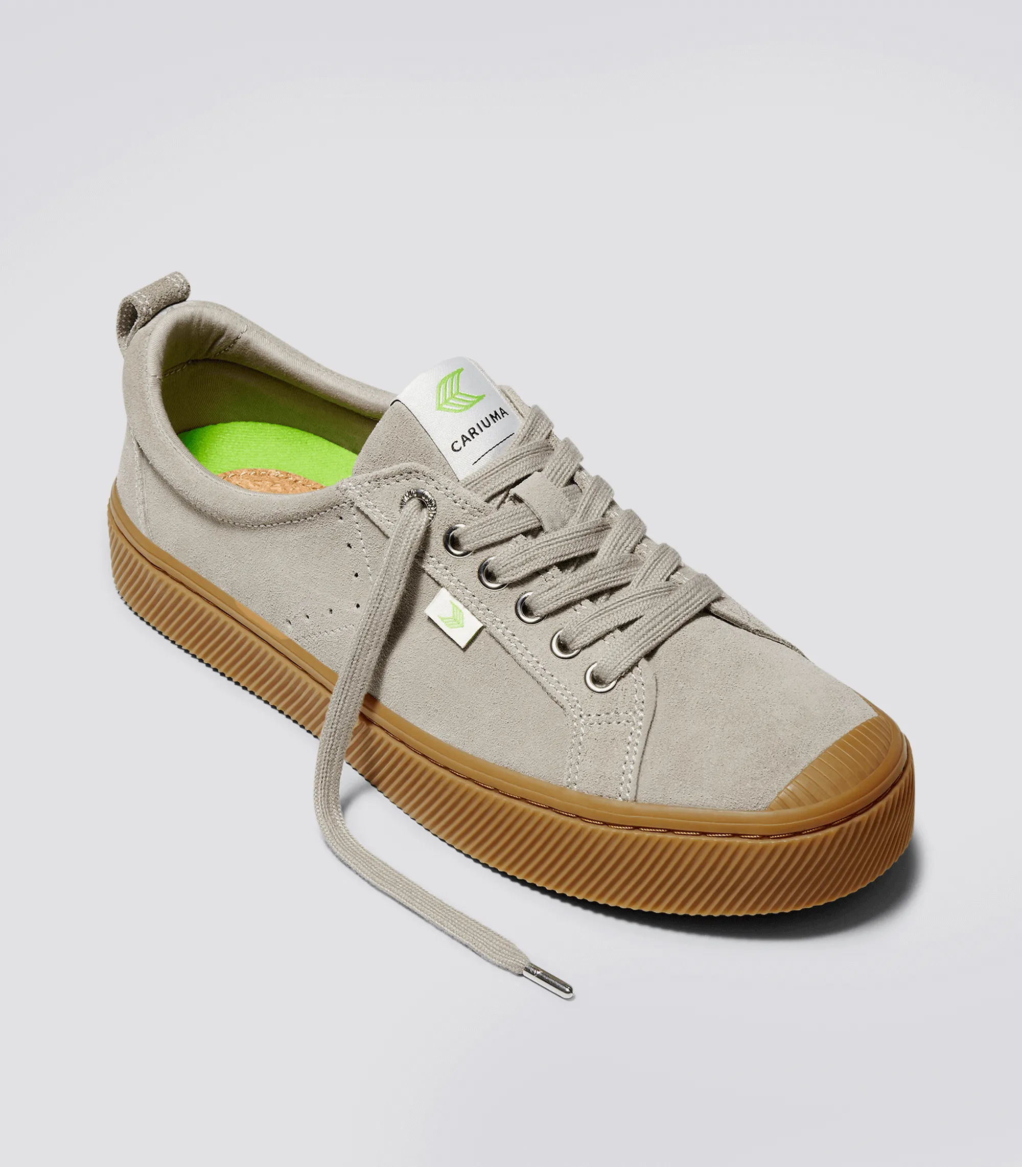 OCA Low Gum Cloud Grey Suede Sneaker Women sold by Cariuma product image thumbnail 2