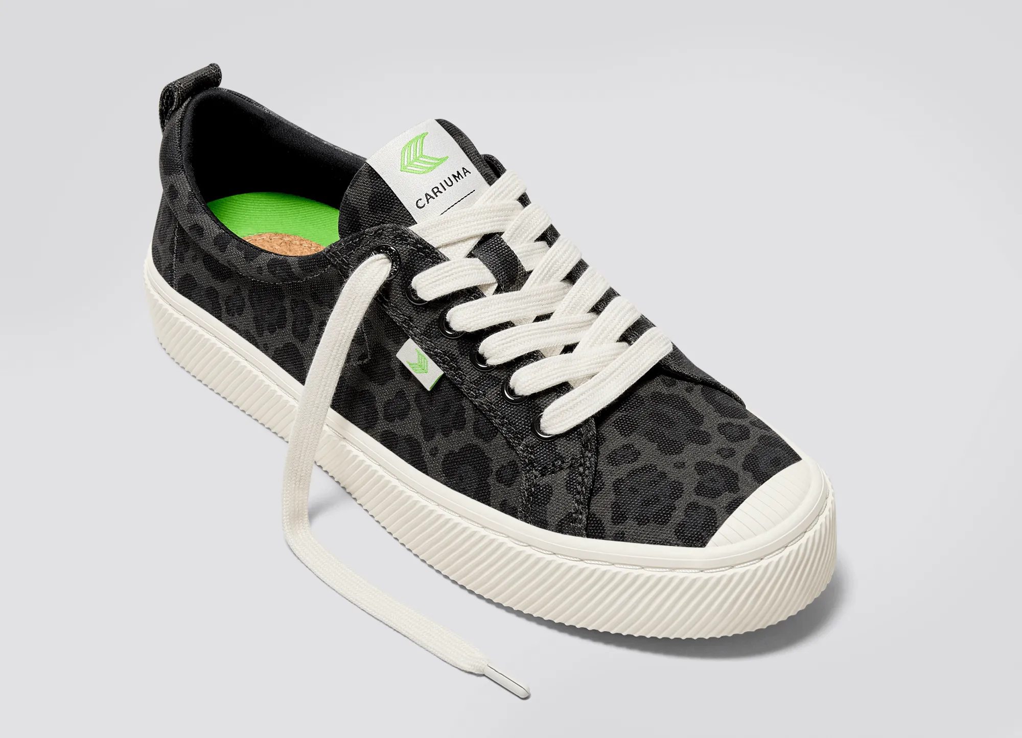 OCA Low Black Jaguar Print Canvas Sneaker Men sold by Cariuma product image thumbnail 4