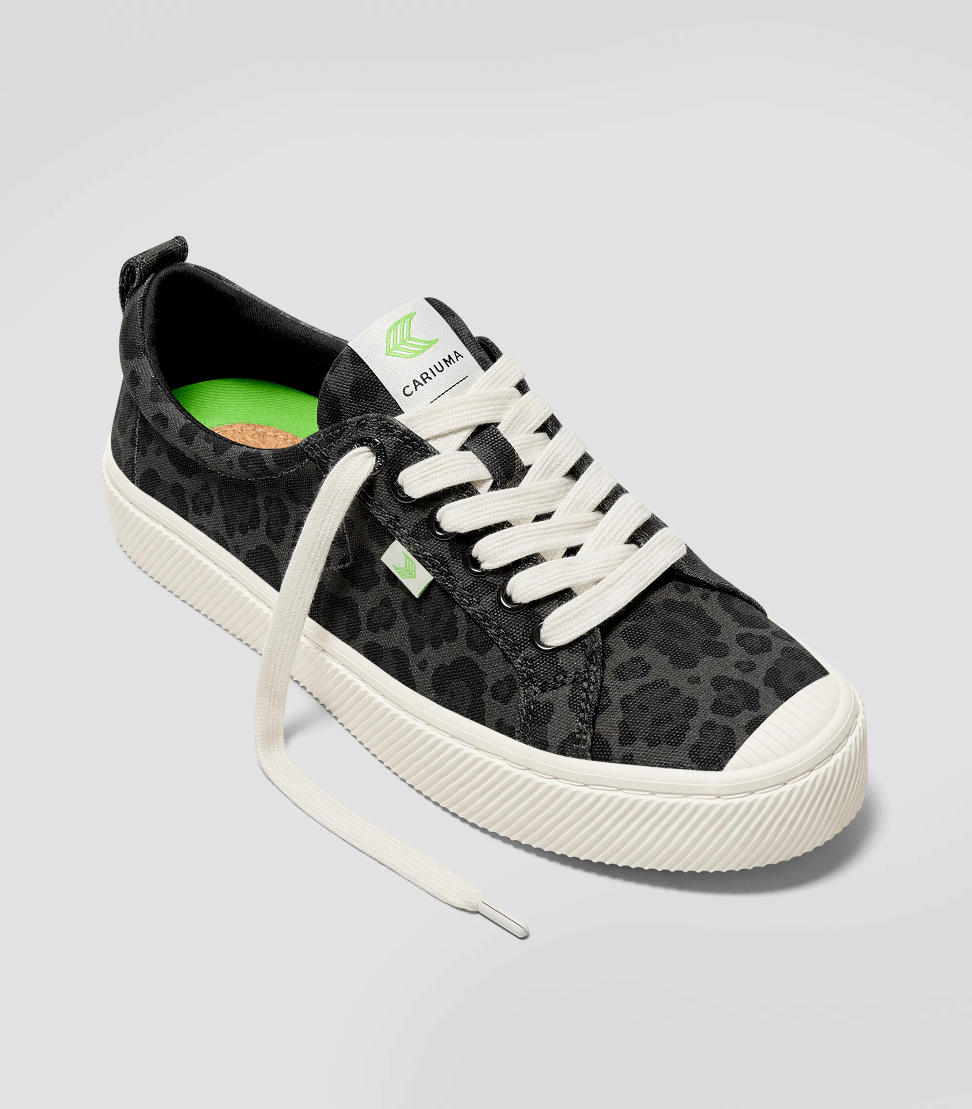 OCA Low Black Jaguar Print Canvas Sneaker Men sold by Cariuma product image thumbnail 2