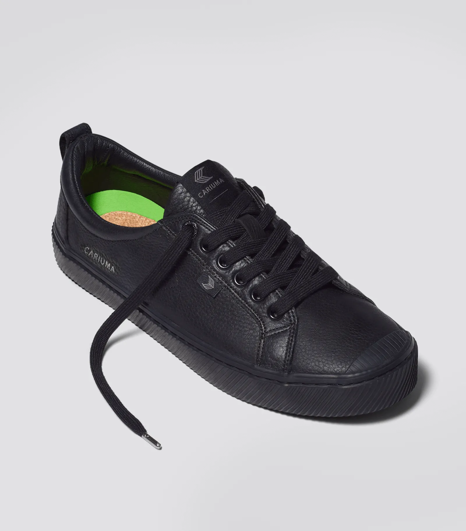 OCA Low All Black Premium Leather Sneaker Women sold by Cariuma product image thumbnail 2