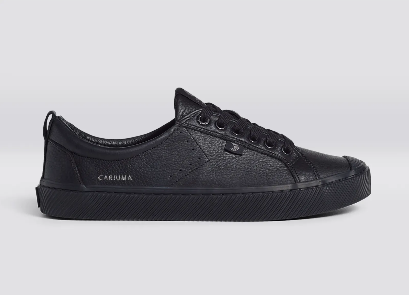 OCA Low All Black Premium Leather Sneaker Women sold by Cariuma product image thumbnail 3