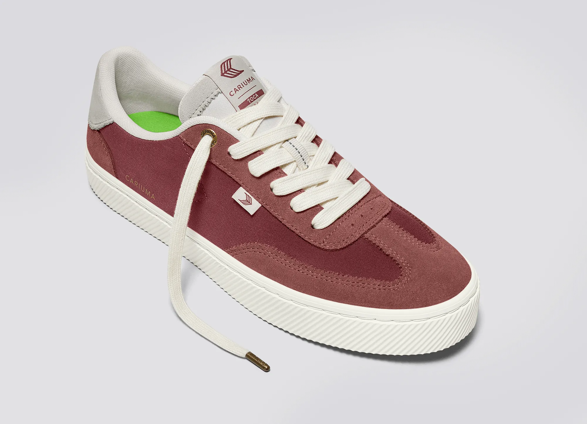 TOCA Withered Rose Suede Dark Rose Nylon Sneaker Men sold by Cariuma product image thumbnail 4