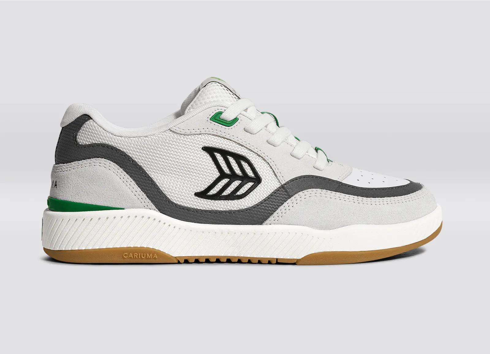 UBA PRO Smoke White Suede Off-White Mesh Black Logo Green Sneaker Women sold by Cariuma product image thumbnail 3