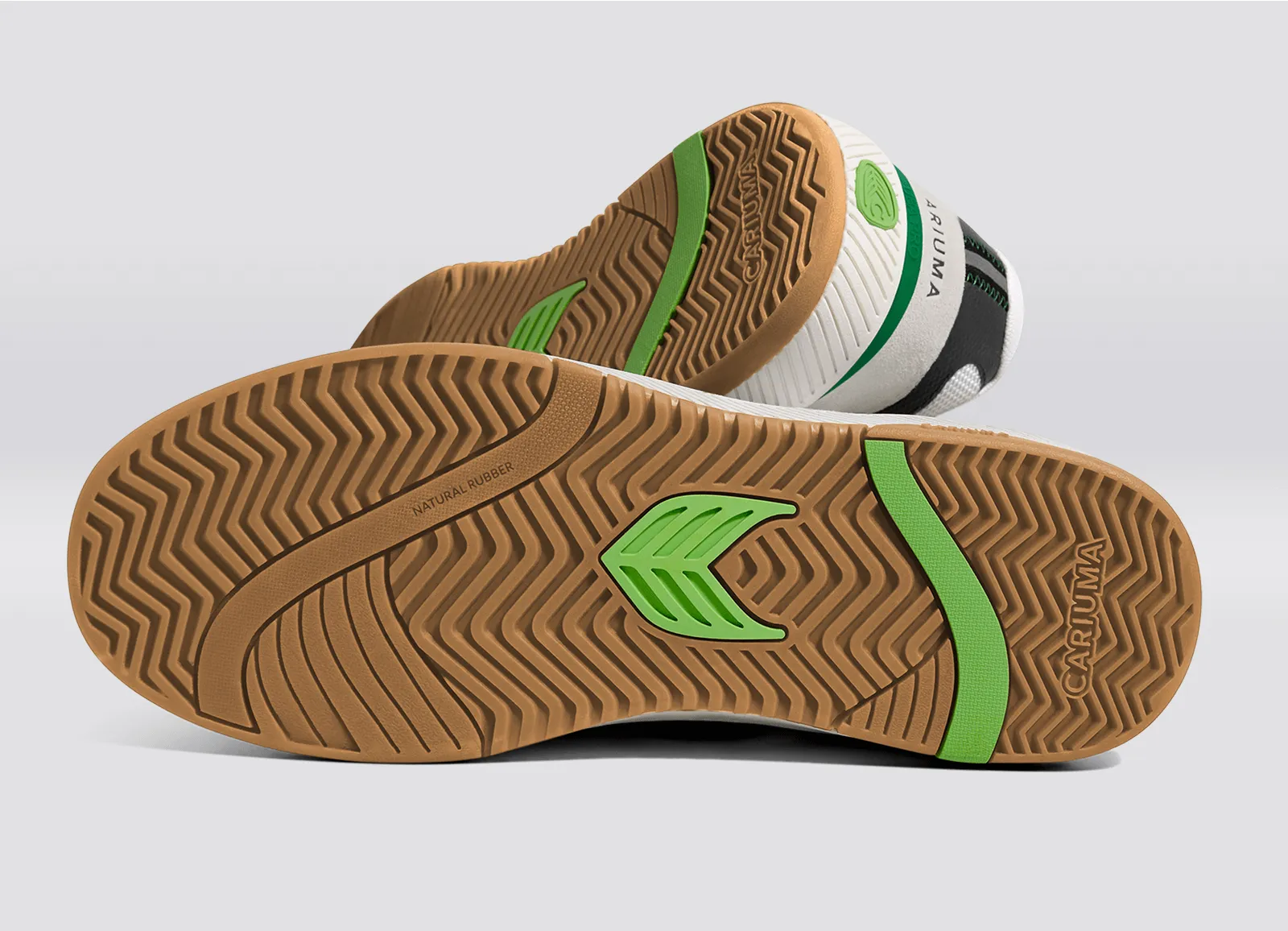 UBA PRO Smoke White Suede Off-White Mesh Black Logo Green Sneaker Women sold by Cariuma product image thumbnail 5