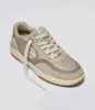 UBA PRO Plaza Taupe Suede and Mesh Almond Milk Logo Sneaker Men sold by Cariuma