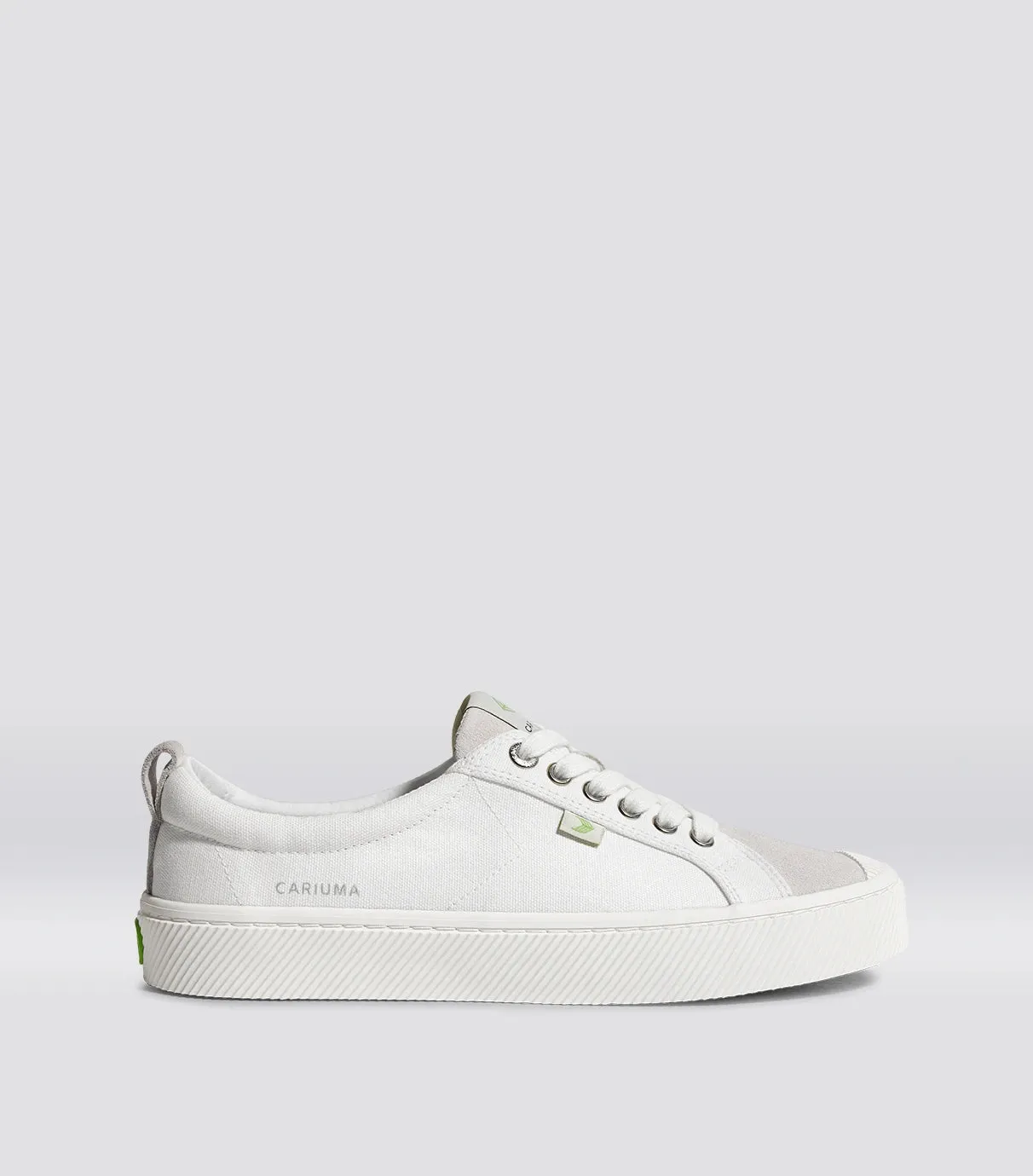 OCA Low Off-White Canvas Vintage White Suede Sneaker Women sold by Cariuma