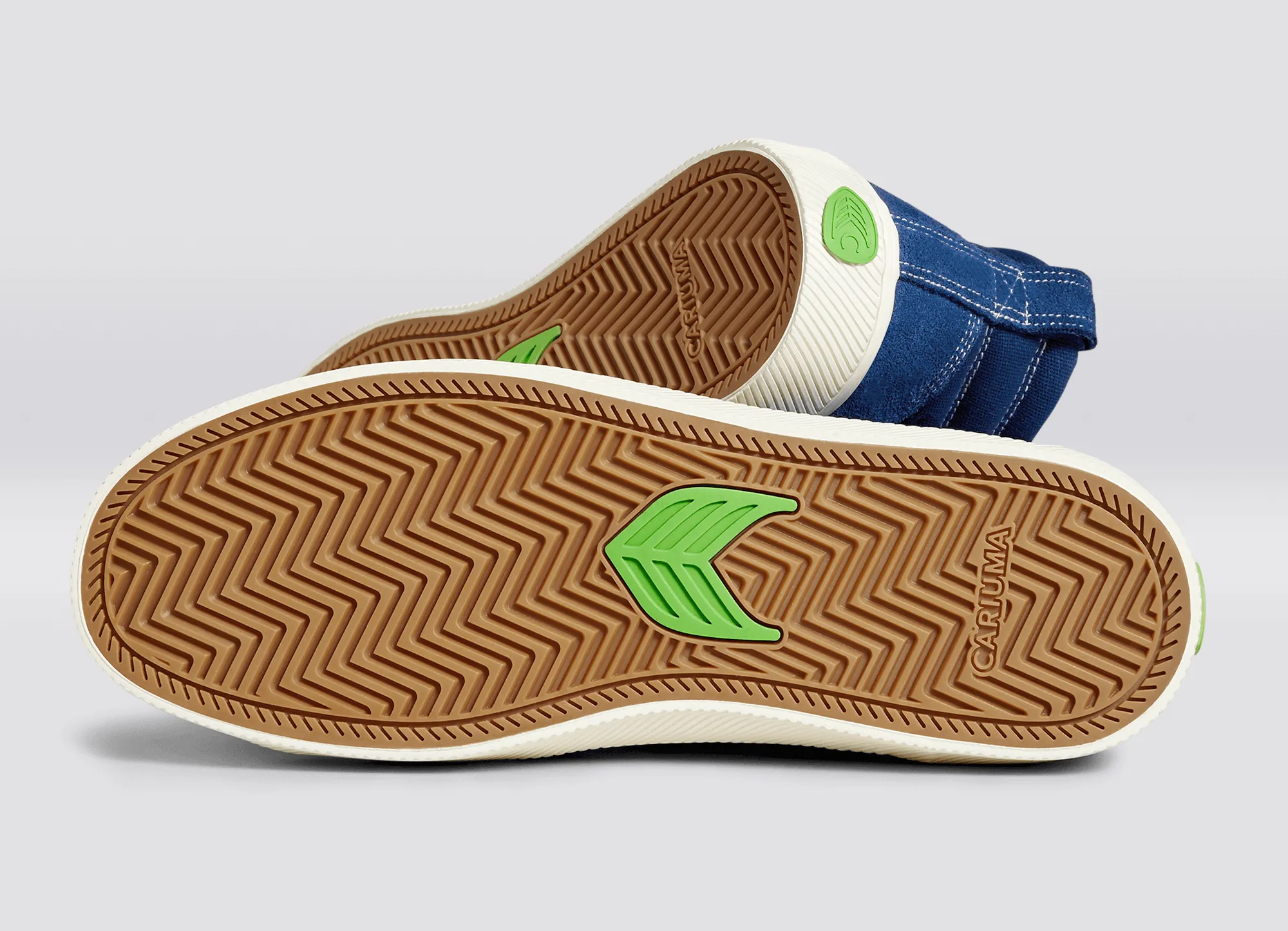 CATIBA PRO High Mystery Blue Suede and Canvas Contrast Thread Ivory Logo Sneaker Men sold by Cariuma product image thumbnail 5