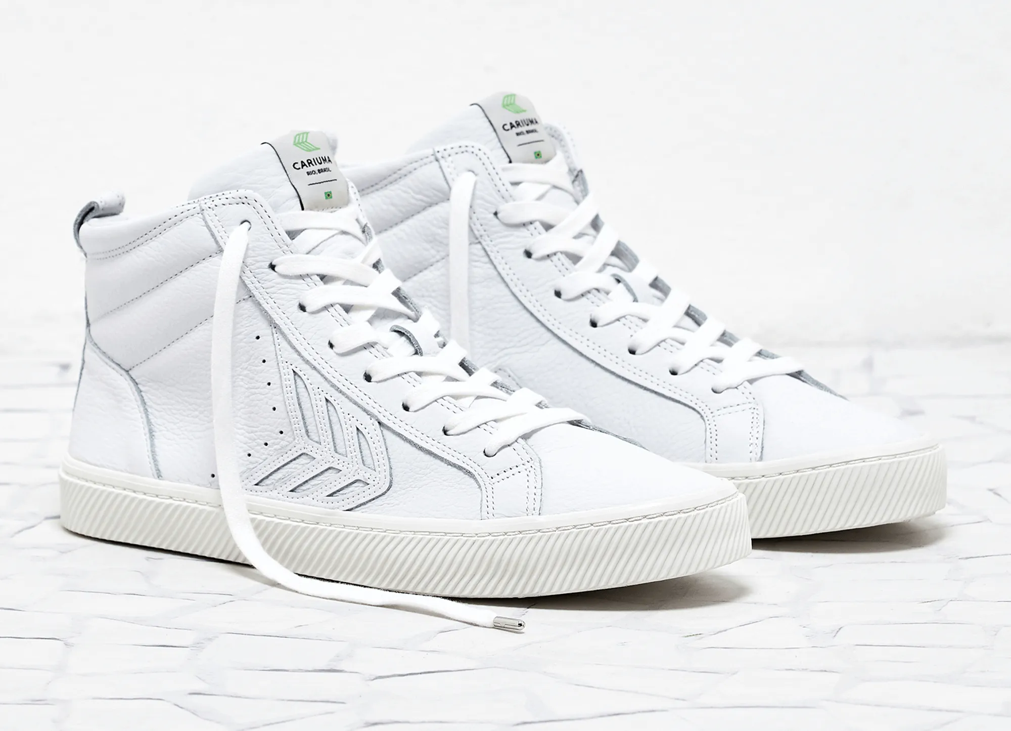 CATIBA High Off White Premium Leather Sneaker Women sold by Cariuma product image thumbnail 4