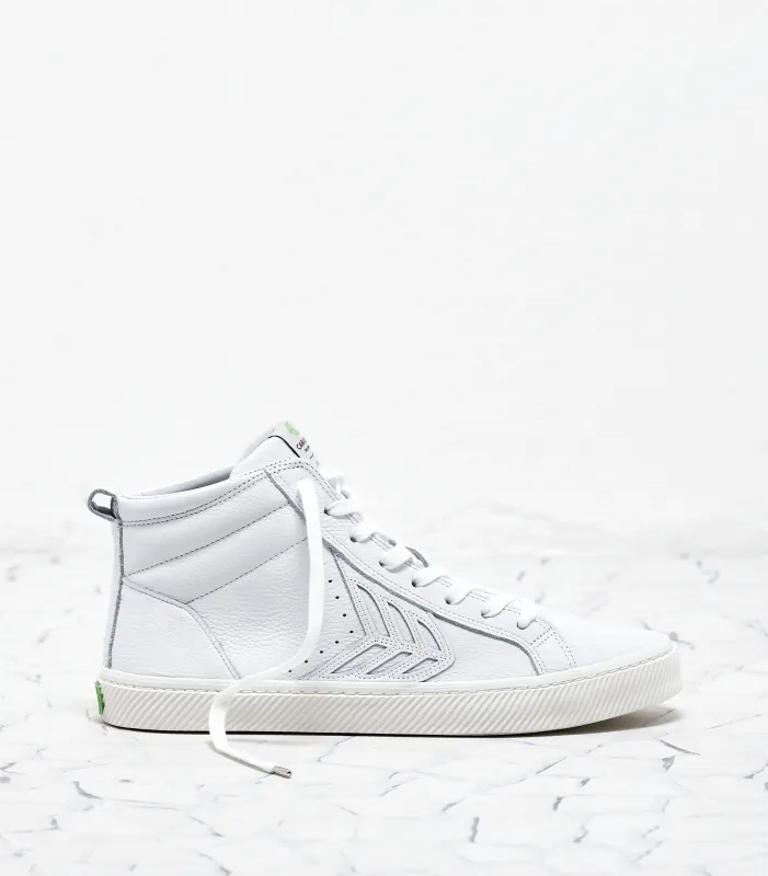 CATIBA High Off White Premium Leather Sneaker Women made by Cariuma