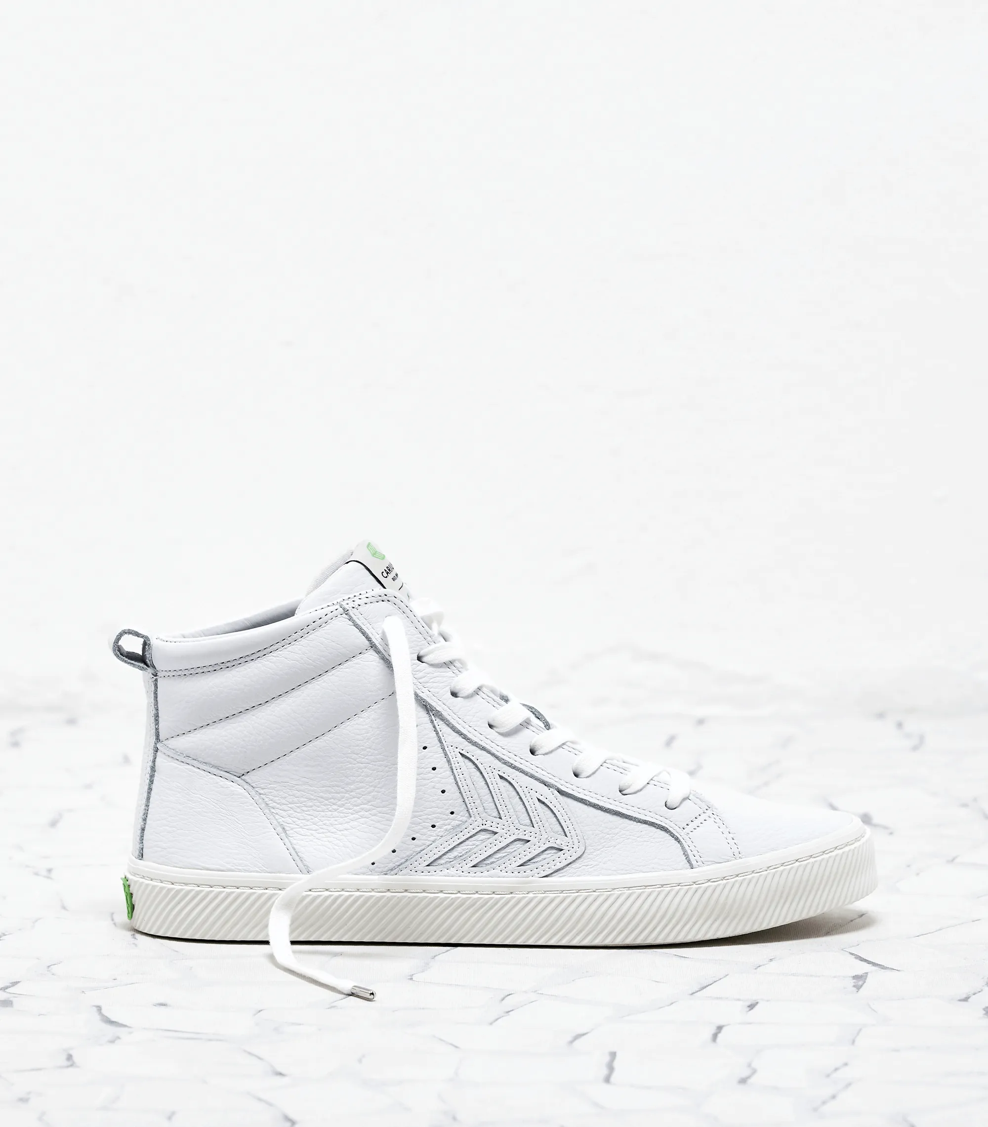 CATIBA High Off White Premium Leather Sneaker Women sold by Cariuma