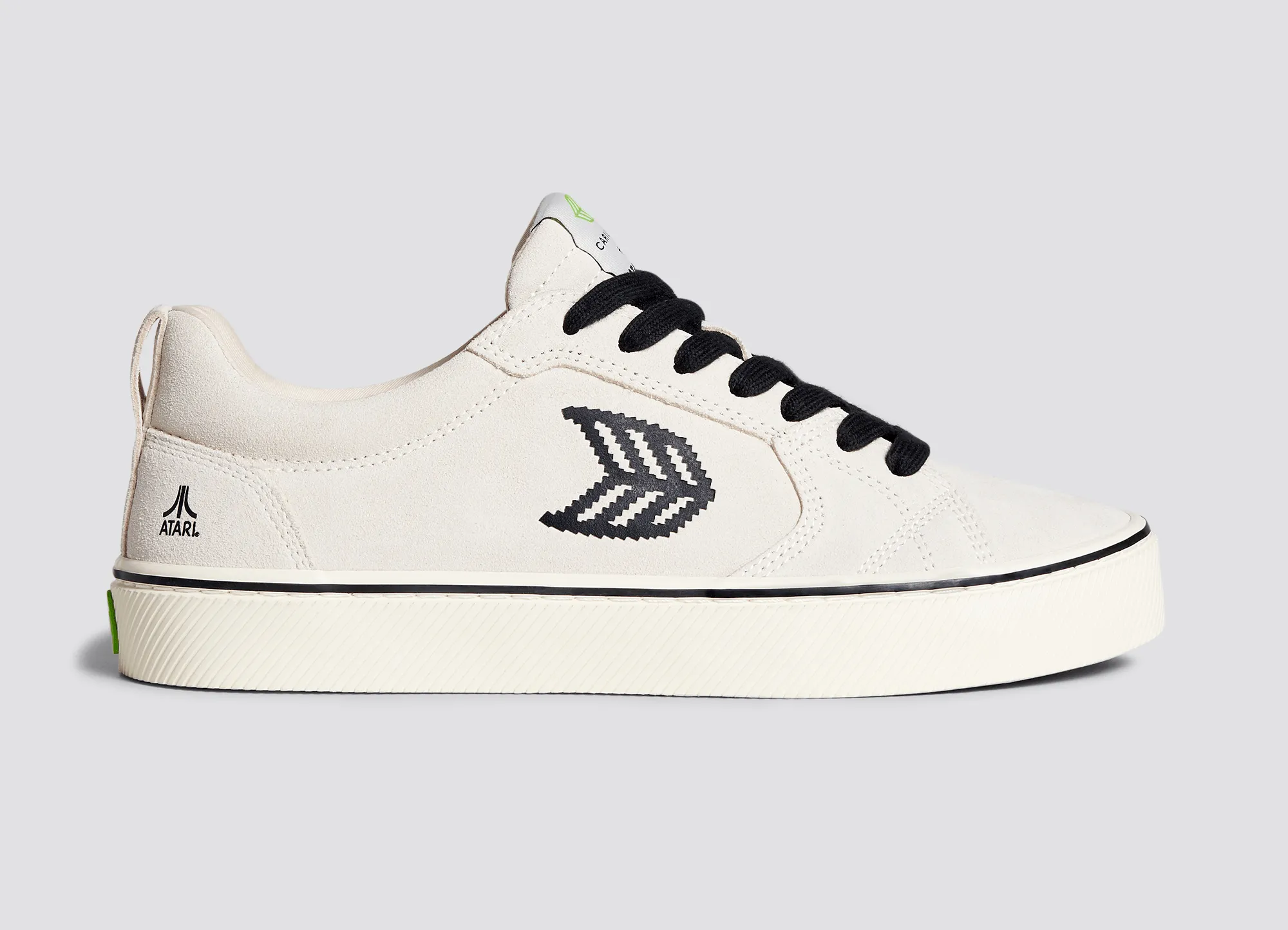 CATIBA PRO Low ATARI Vintage White Suede Black Logo Sneaker Women sold by Cariuma product image thumbnail 3