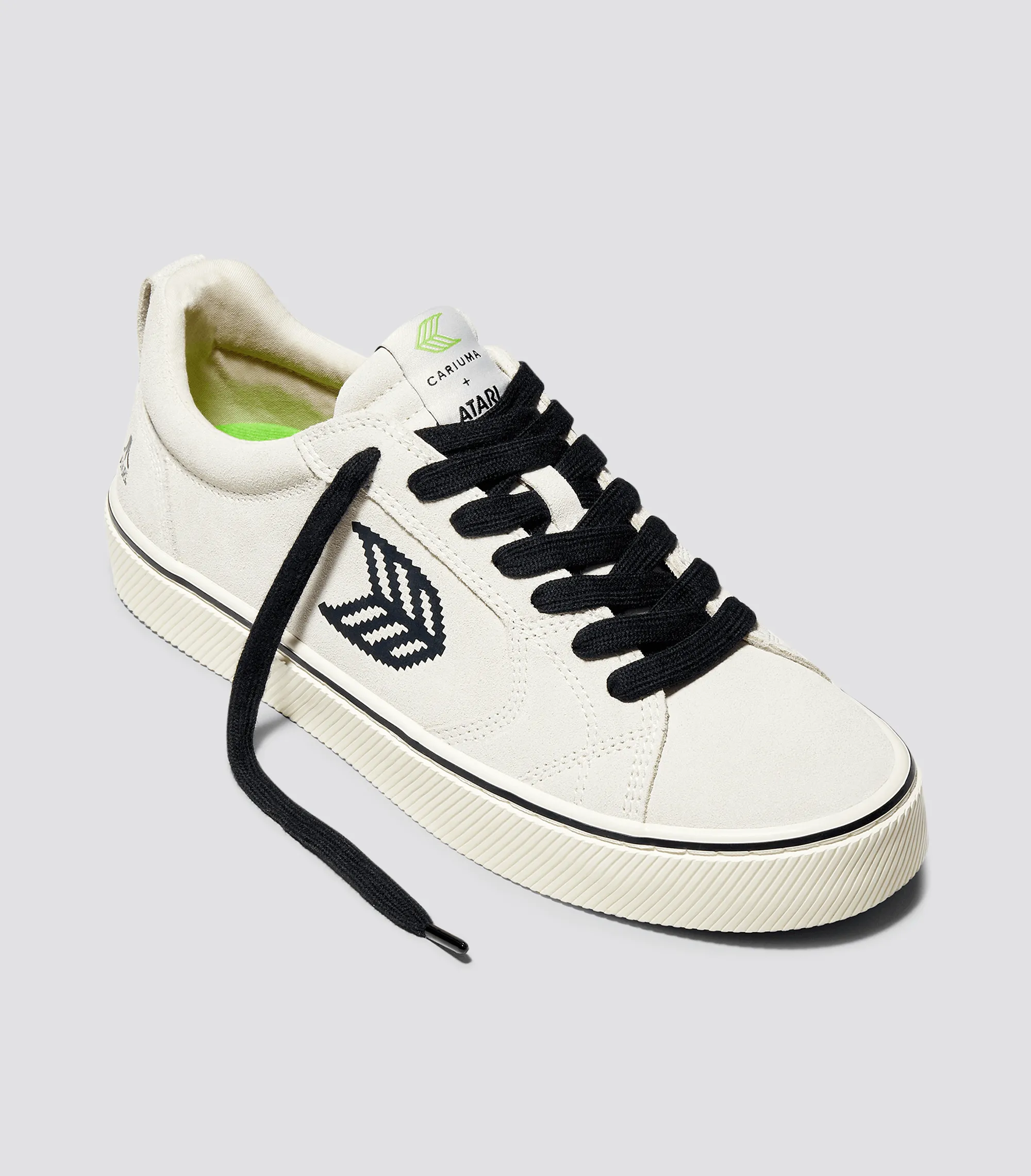 CATIBA PRO Low ATARI Vintage White Suede Black Logo Sneaker Women sold by Cariuma product image thumbnail 2