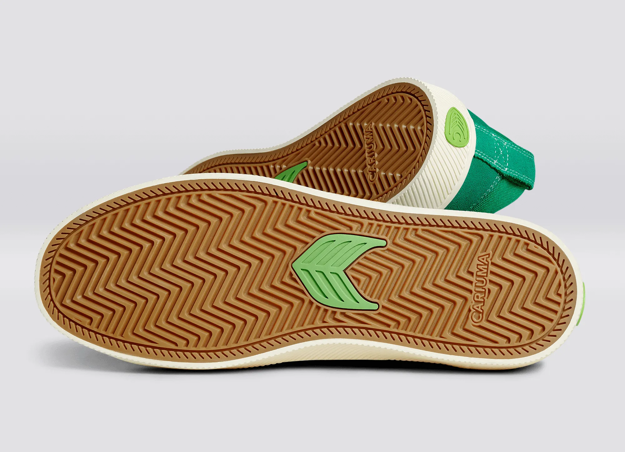 CATIBA PRO Low Green Suede and Canvas Contrast Thread Ivory Logo Sneaker Women sold by Cariuma product image thumbnail 5