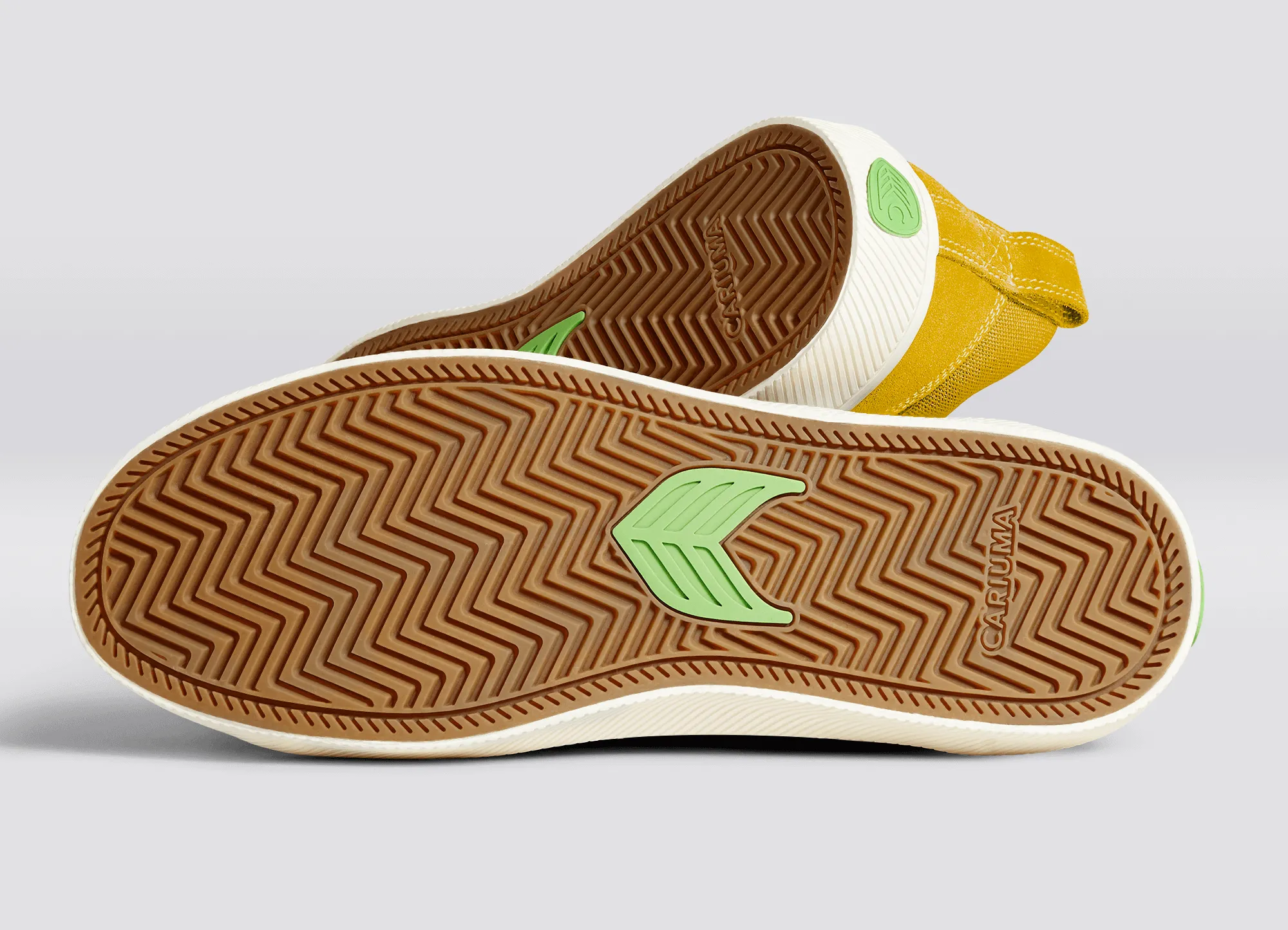 CATIBA PRO Low Yellow Suede and Canvas Contrast Thread Ivory Logo Sneaker Women sold by Cariuma product image thumbnail 5