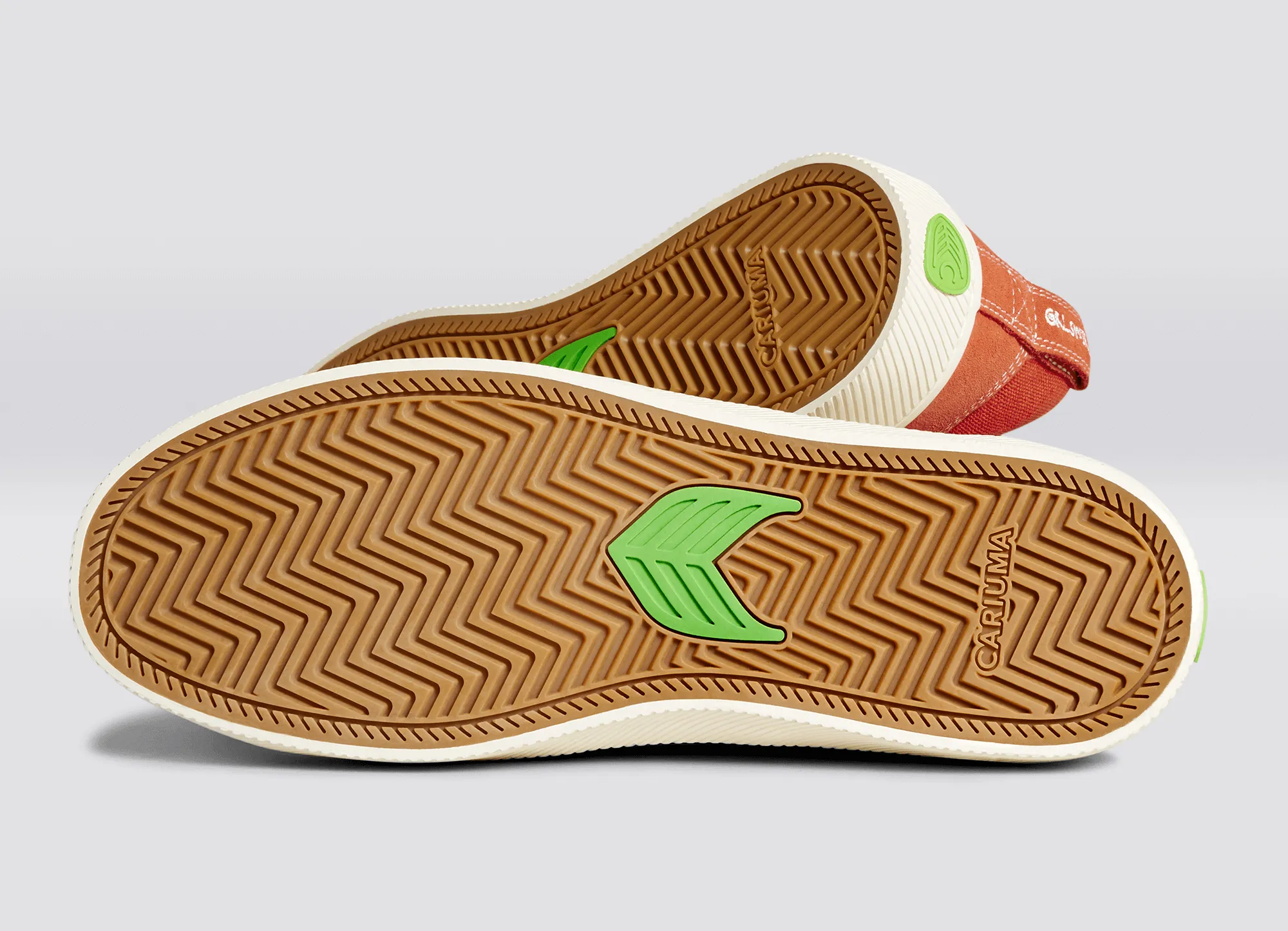 CATIBA PRO Low GRLSWIRL Burnt Orange Suede and Canvas Contrast Thread Ivory Logo Sneaker Women sold by Cariuma product image thumbnail 5