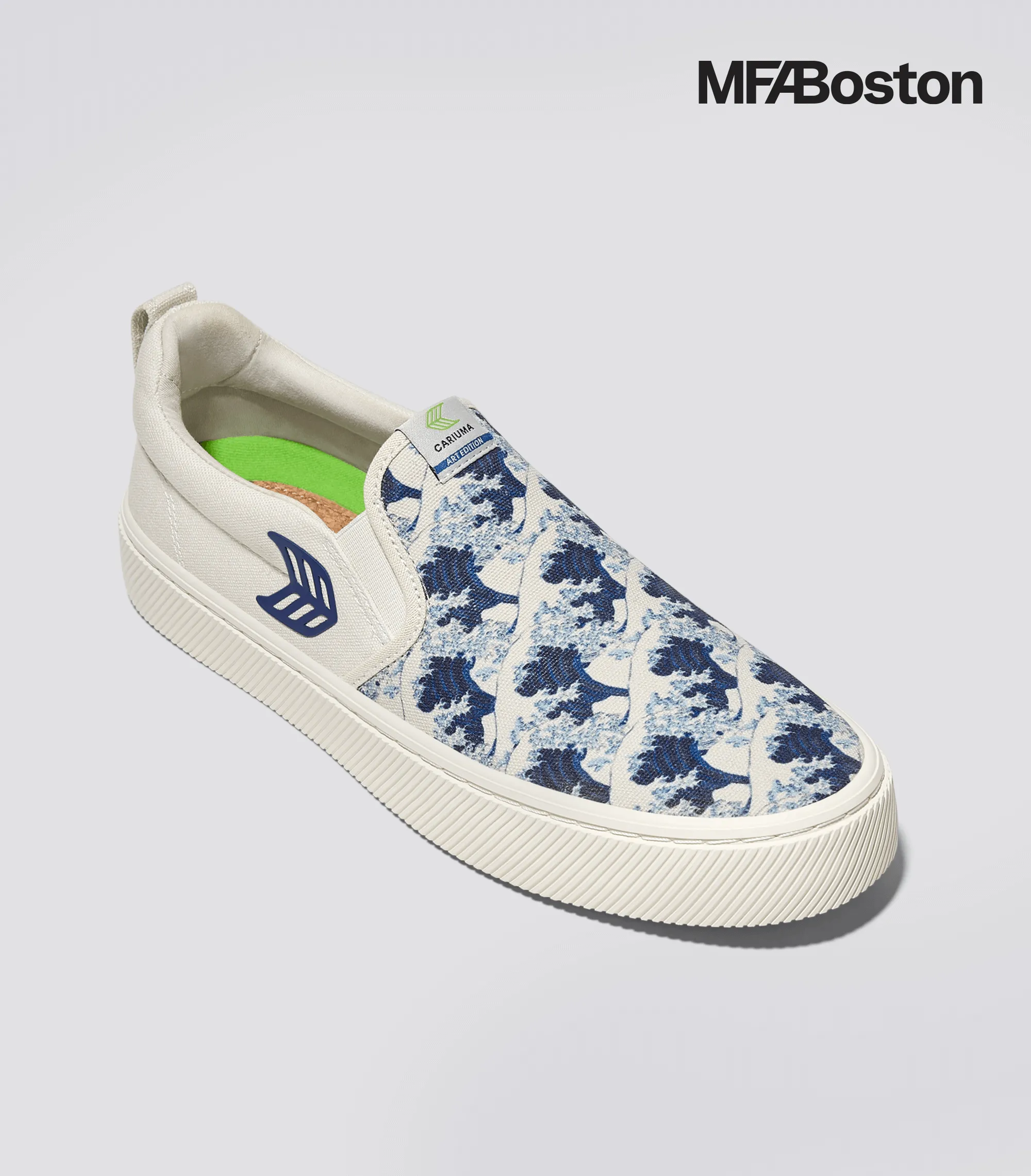 Hokusai SLIP-ON Wave off Kanagawa Print Canvas Sneaker Women sold by Cariuma product image thumbnail 2