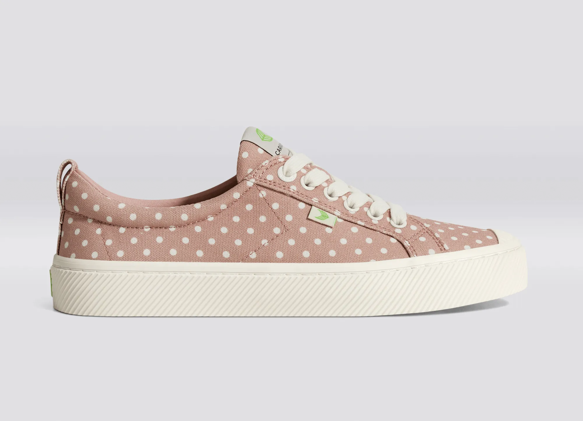 OCA Low Rose Canvas White Polka Dots Sneaker Men sold by Cariuma product image thumbnail 3
