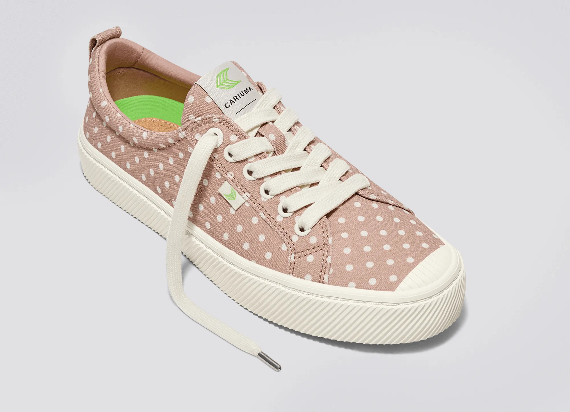 OCA Low Rose Canvas White Polka Dots Sneaker Men sold by Cariuma product image thumbnail 4