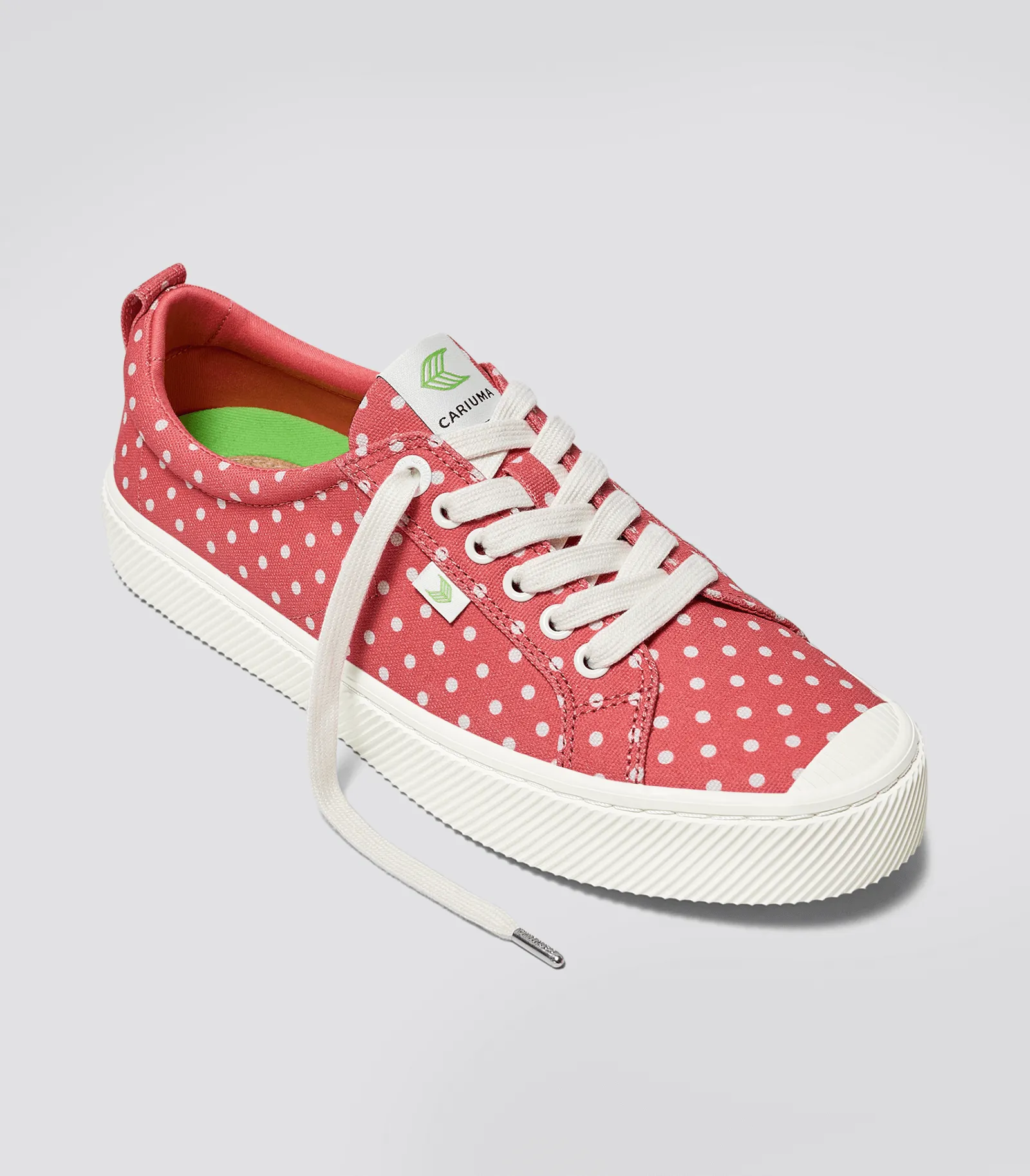OCA Low Watermelon Canvas White Polka Dots Sneaker Women sold by Cariuma product image thumbnail 2