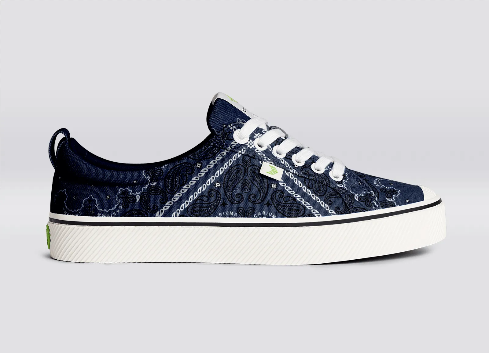 OCA Low Navy Bandana Canvas Sneaker Men sold by Cariuma product image thumbnail 3