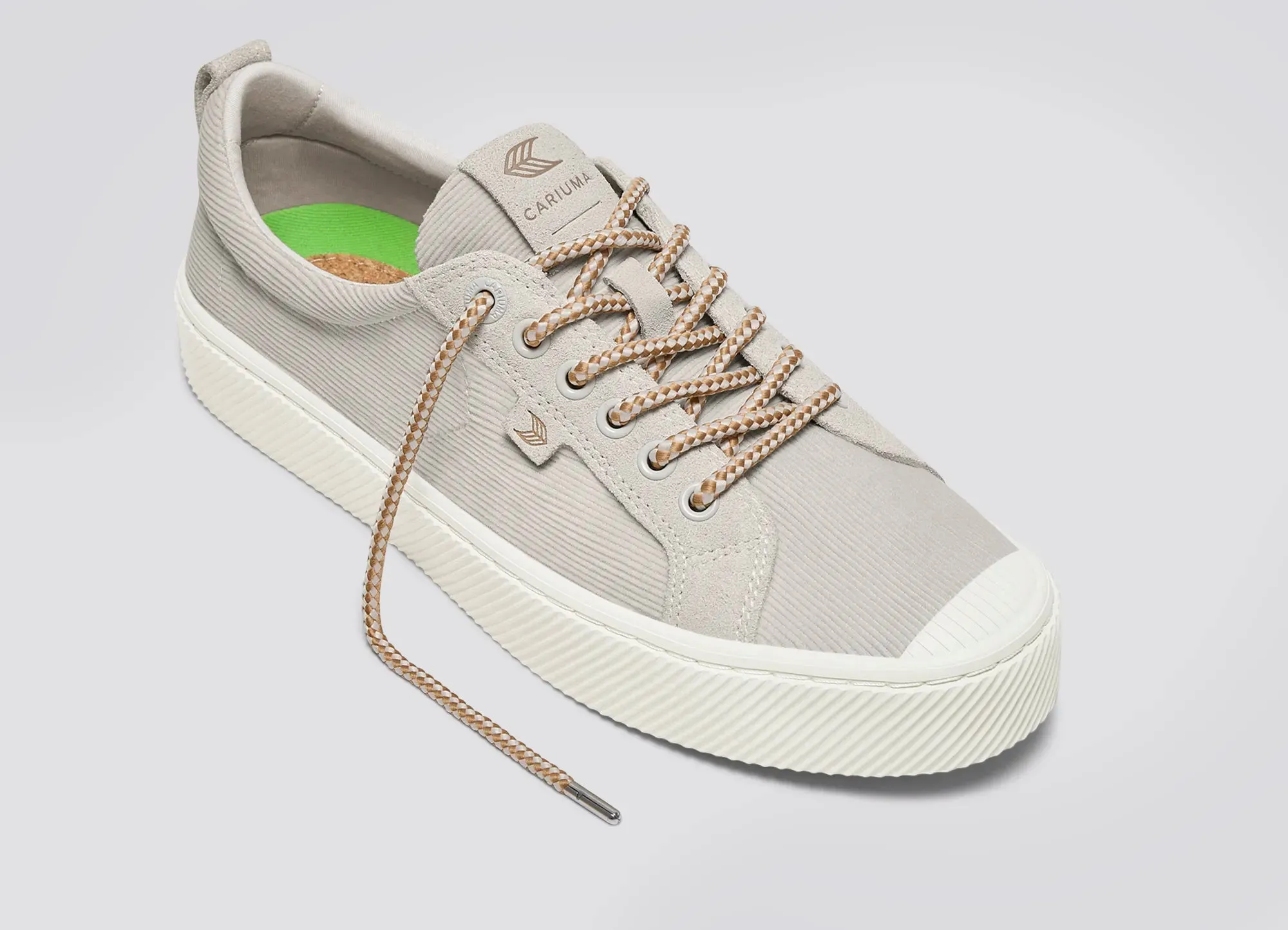 OCA Low Vintage White Corduroy and Suede Sneaker Women sold by Cariuma product image thumbnail 4