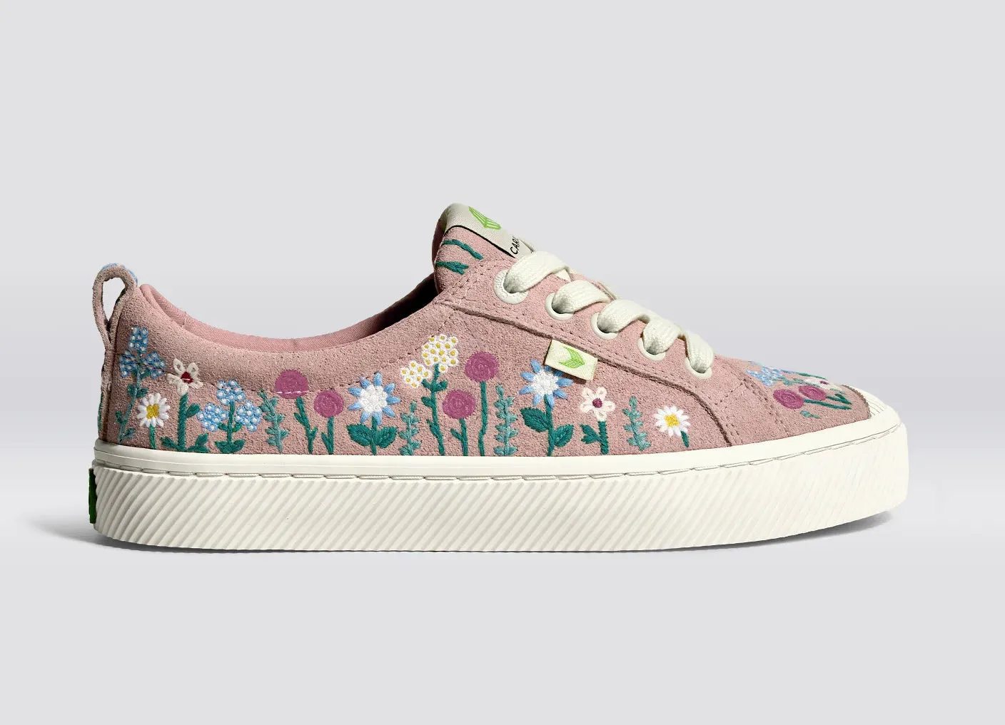 OCA Low Rose Suede Embroidered Flowers Sneaker Women sold by Cariuma product image thumbnail 3