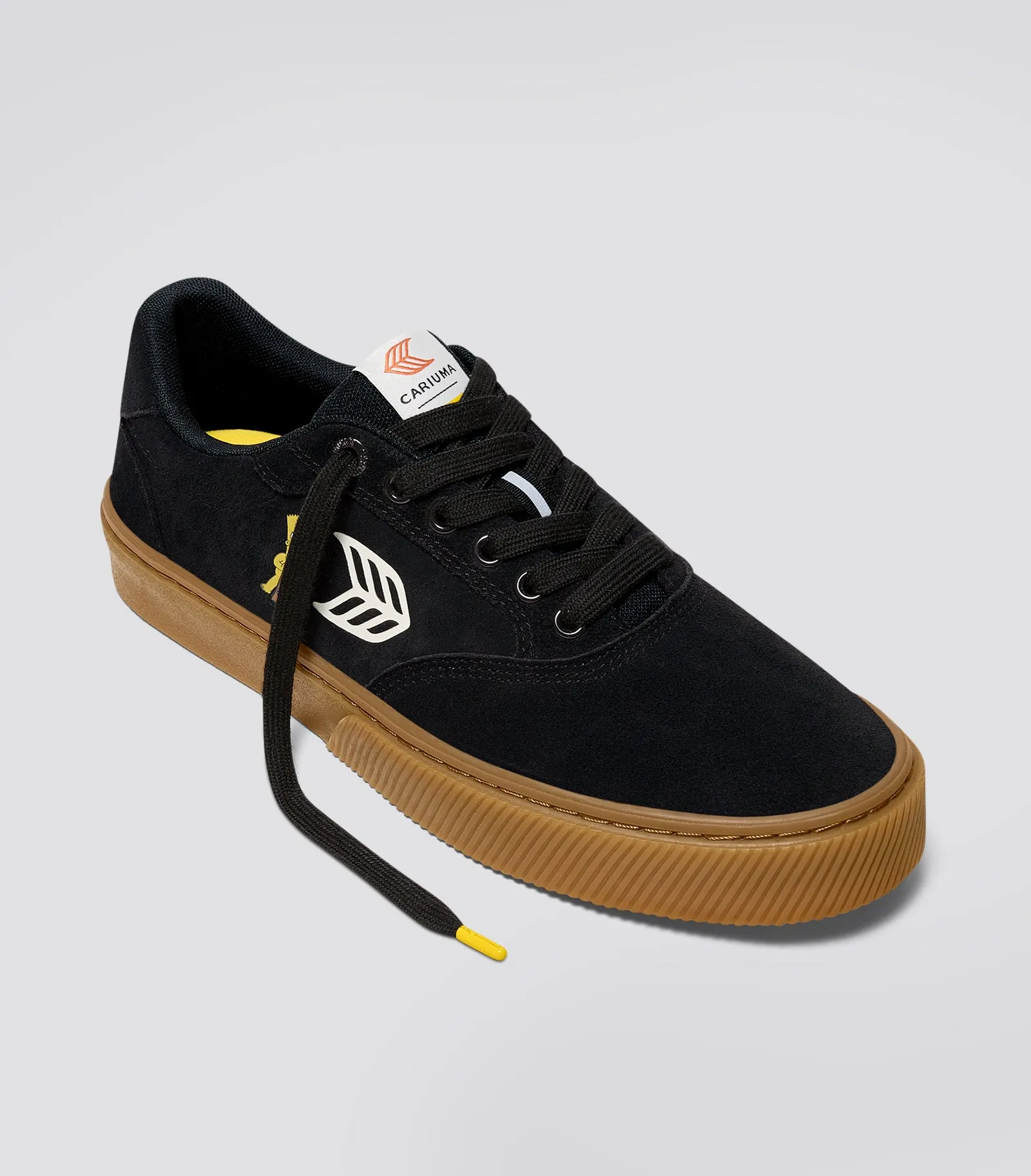 Simpsons NAIOCA Black Suede Bart Skateboard Sneaker Men sold by Cariuma product image thumbnail 2
