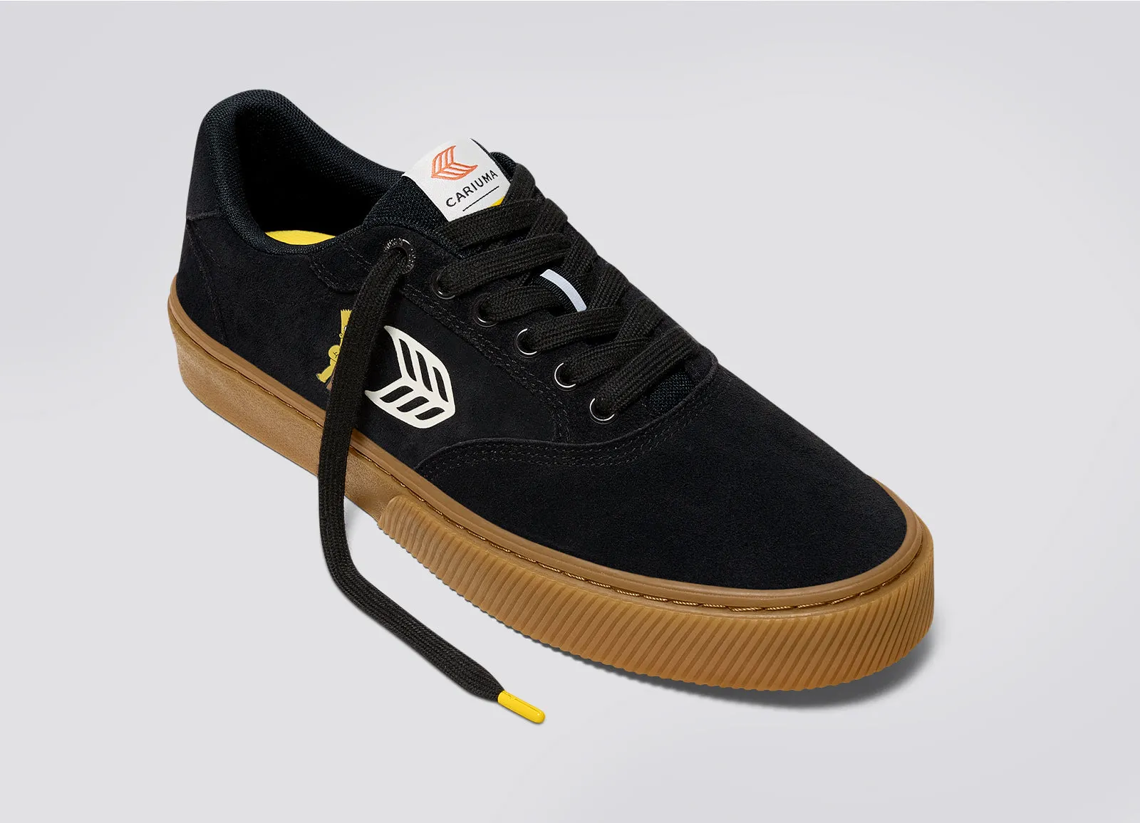 Simpsons NAIOCA Black Suede Bart Skateboard Sneaker Men sold by Cariuma product image thumbnail 4