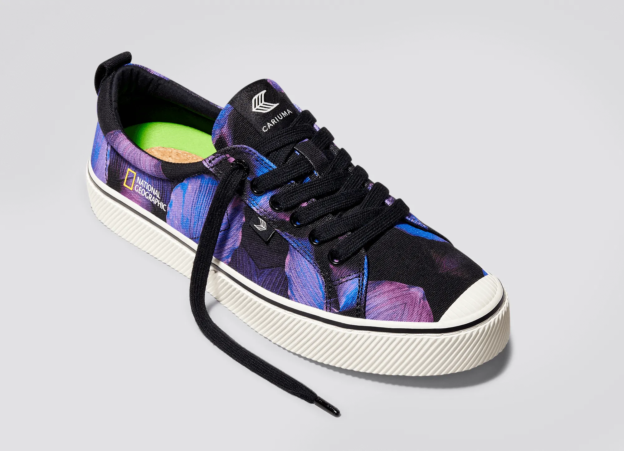 OCA Low NATGEO Purple Foliage Print Canvas Sneaker Men sold by Cariuma product image thumbnail 4