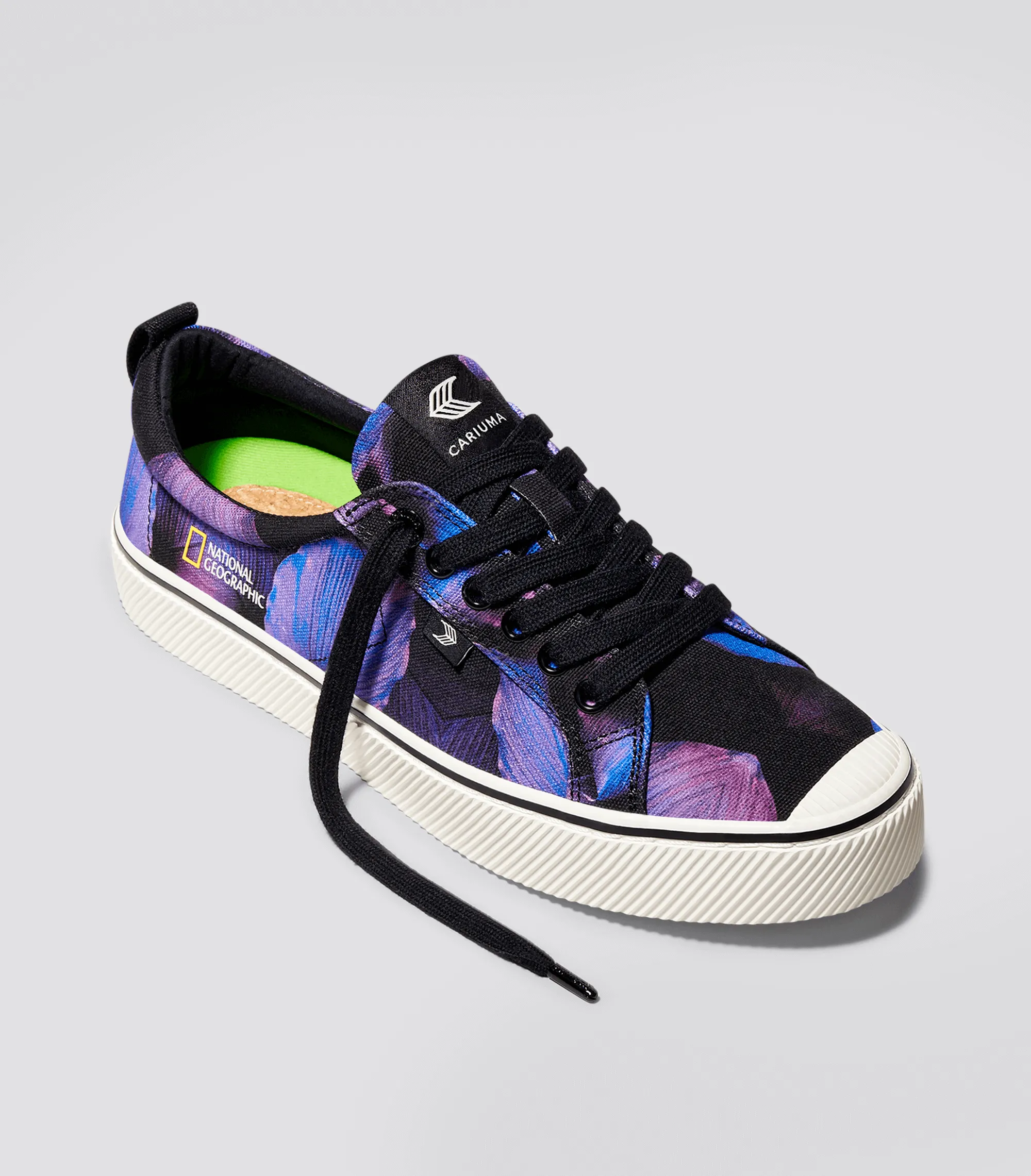 OCA Low NATGEO Purple Foliage Print Canvas Sneaker Men sold by Cariuma product image thumbnail 2