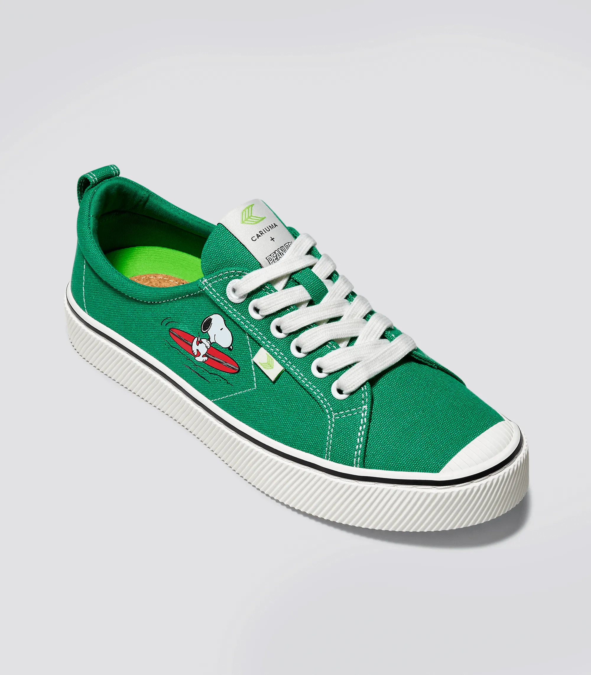OCA Low PEANUTS Surf Green Canvas Sneaker Women sold by Cariuma product image thumbnail 2