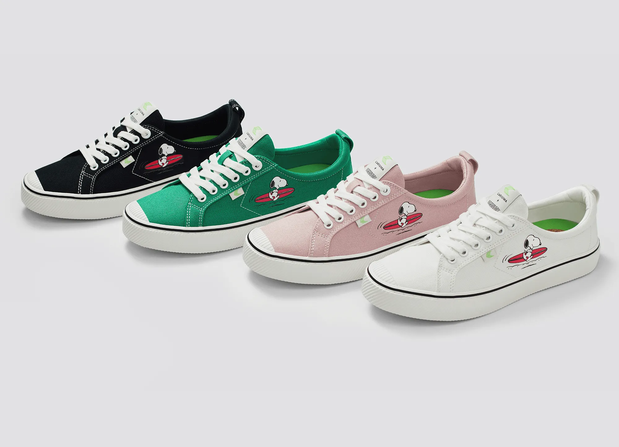 OCA Low PEANUTS Surf Green Canvas Sneaker Women sold by Cariuma product image thumbnail 4