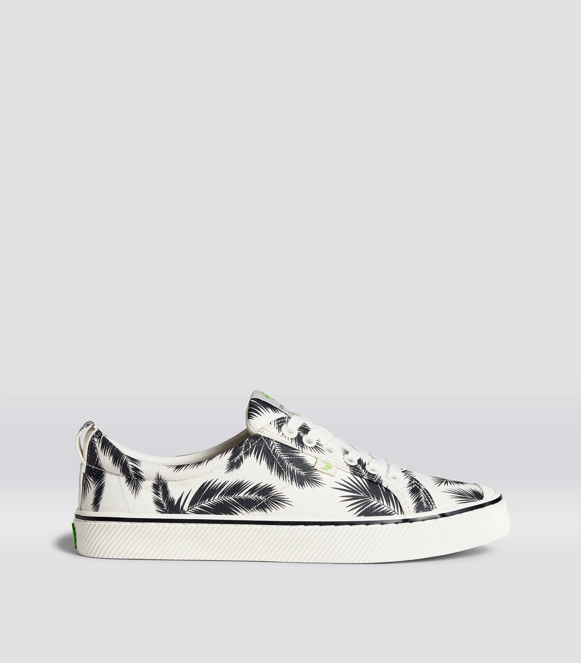 OCA Low Off White Palm Trees Canvas Sneaker Women sold by Cariuma