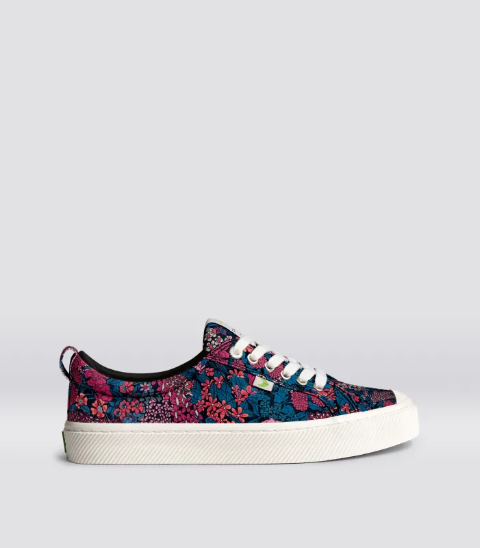 OCA Low Night Floral Print Canvas Sneaker Women sold by Cariuma