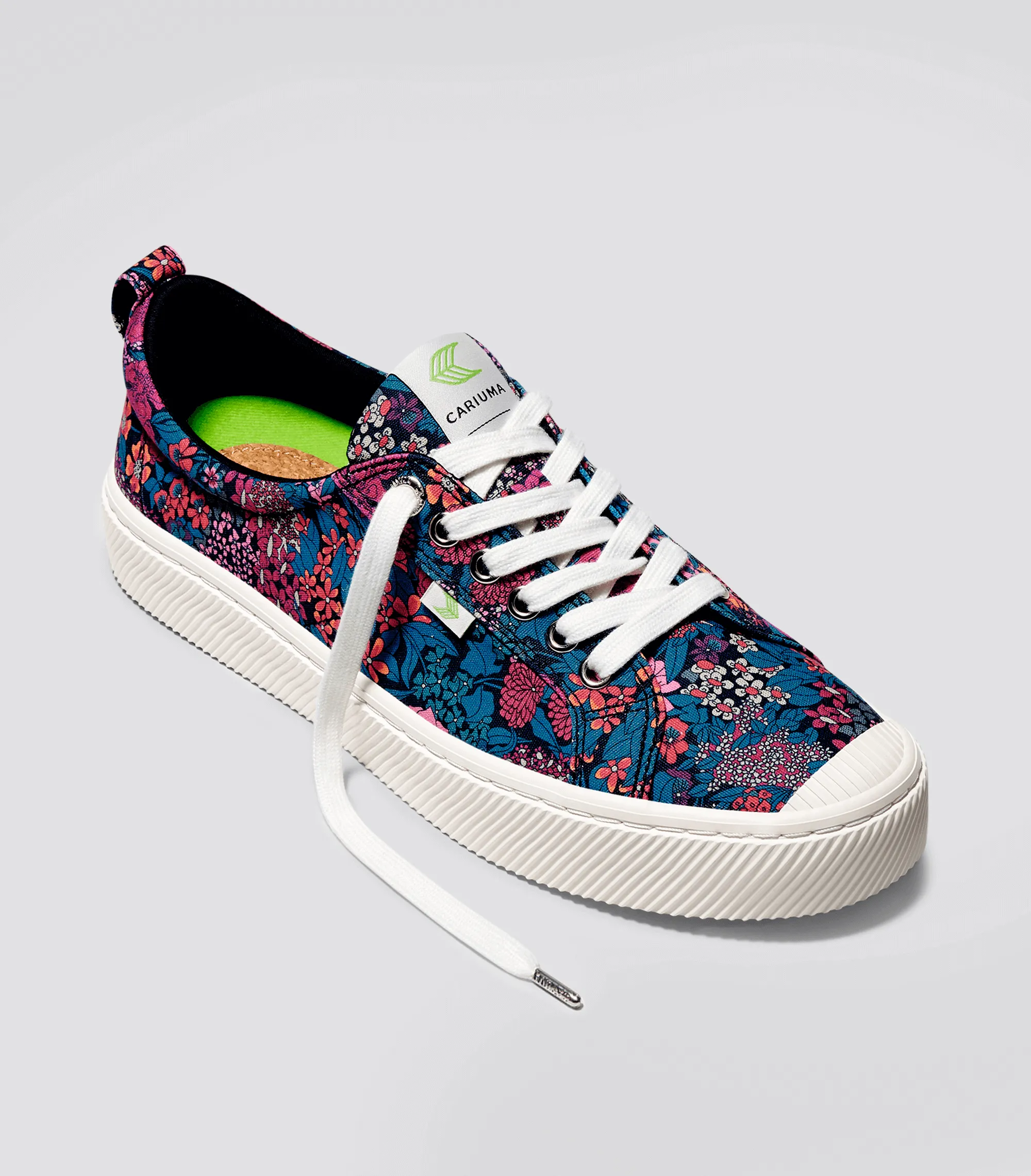 OCA Low Night Floral Print Canvas Sneaker Women sold by Cariuma product image thumbnail 2