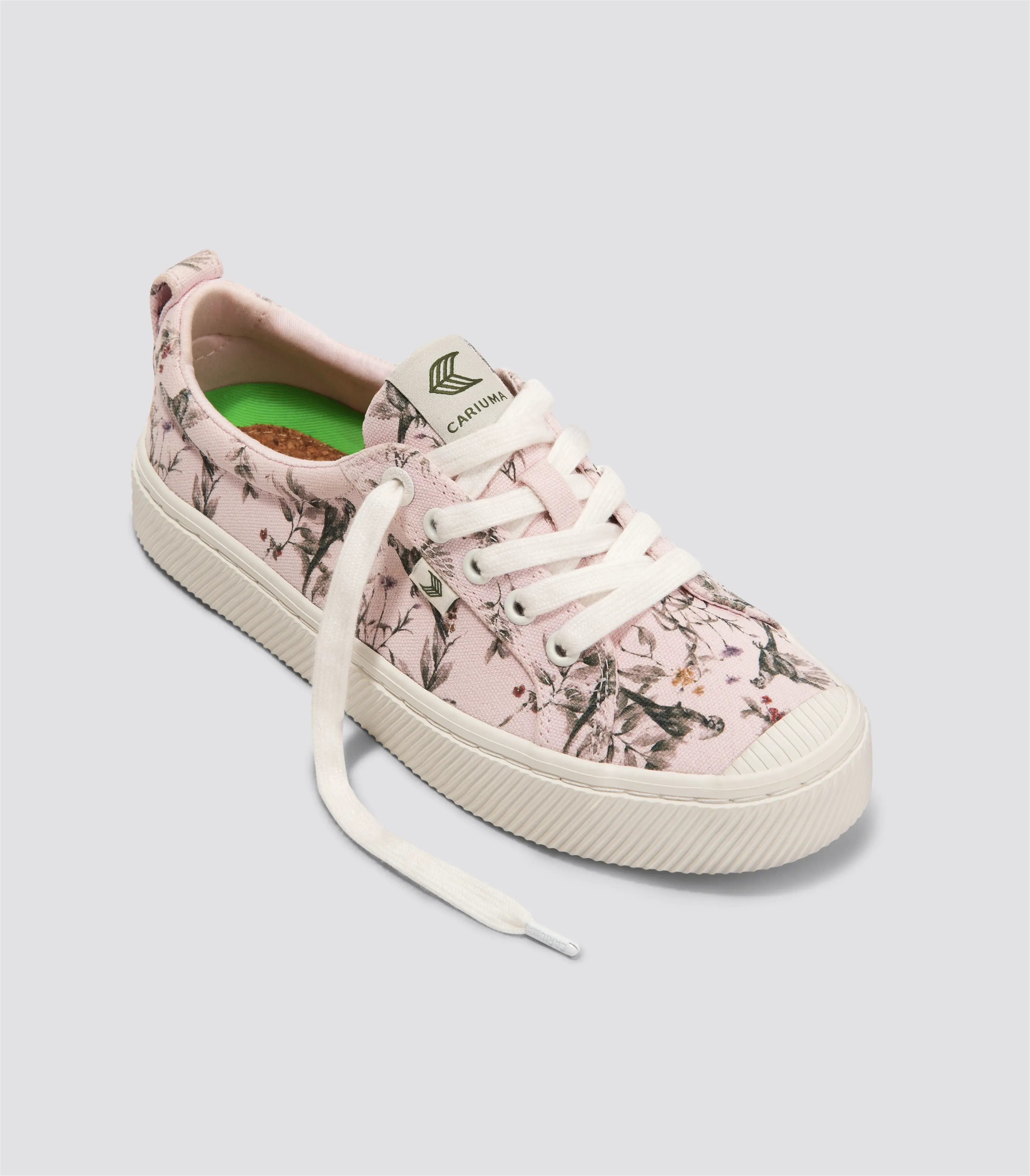 OCA Low Canvas - Pale Lilac Parrot Print Men sold by Cariuma product image thumbnail 2