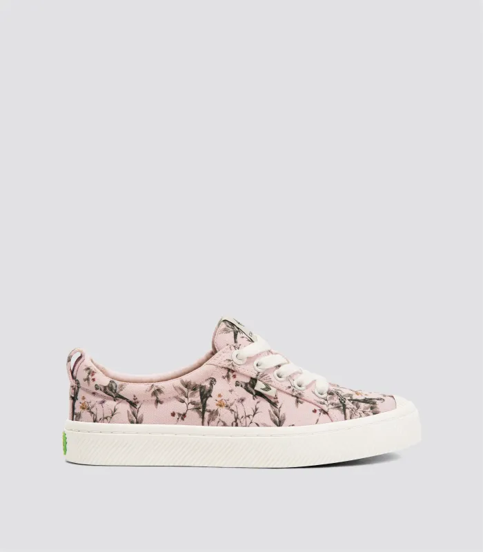 OCA Low Canvas - Pale Lilac Parrot Print Men sold by Cariuma