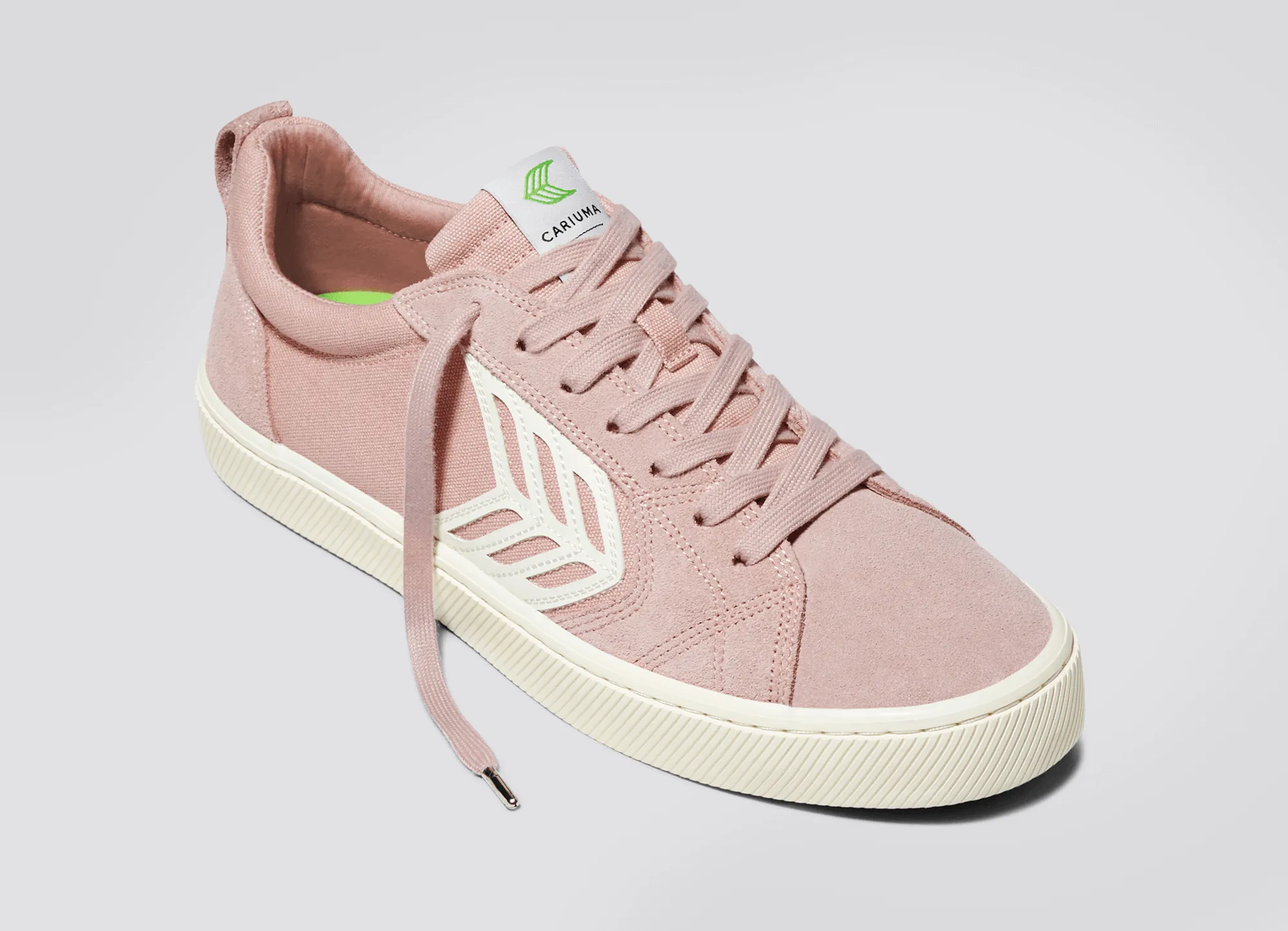 CATIBA PRO Low Rose Suede and Canvas Ivory Logo Sneaker Men sold by Cariuma product image thumbnail 4