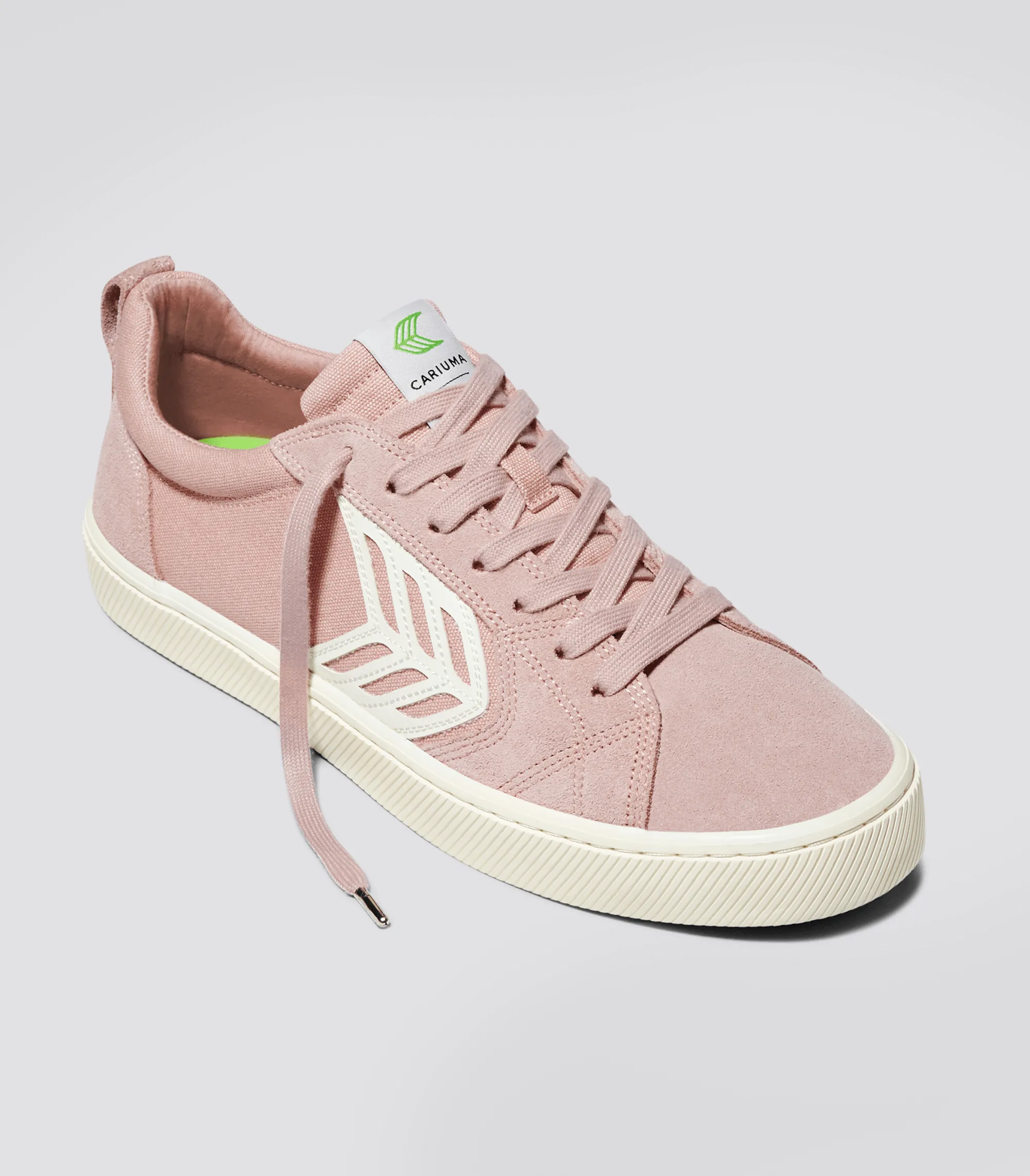 CATIBA PRO Low Rose Suede and Canvas Ivory Logo Sneaker Men sold by Cariuma product image thumbnail 2