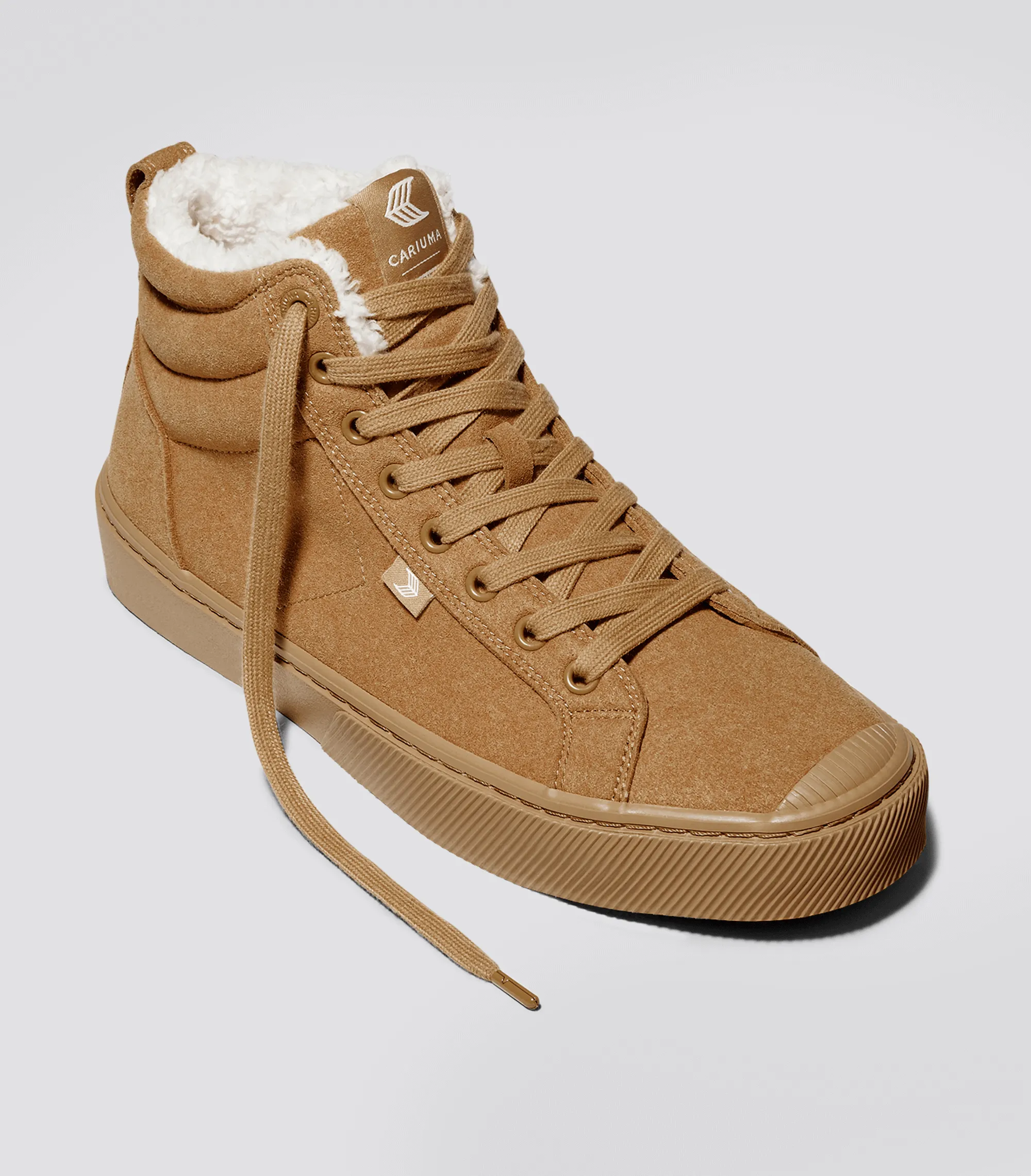 OCA THERMA High All Camel Vegan Suede Boot Women sold by Cariuma product image thumbnail 2