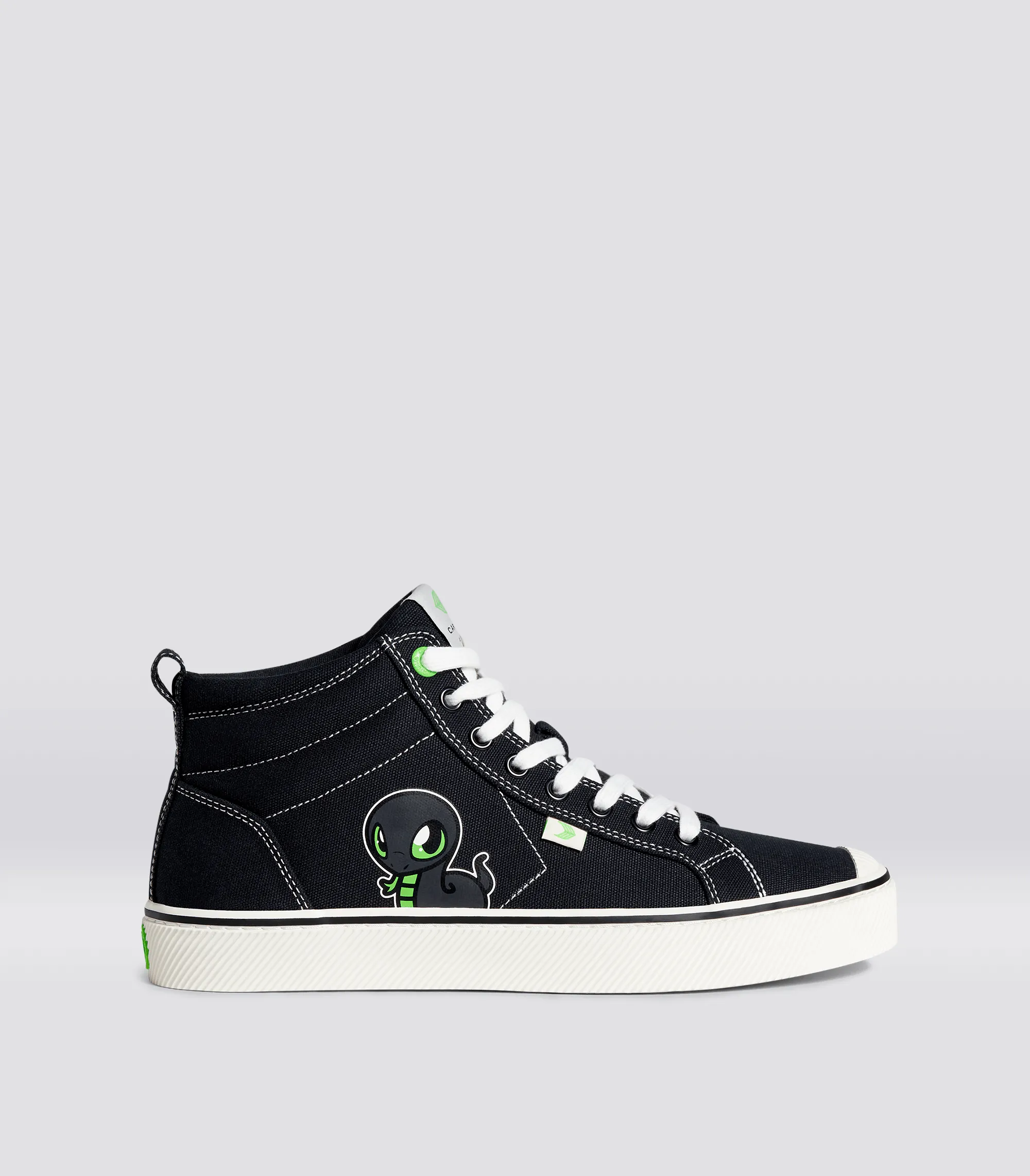 OCA High Razer Black Canvas Sneaker Men sold by Cariuma