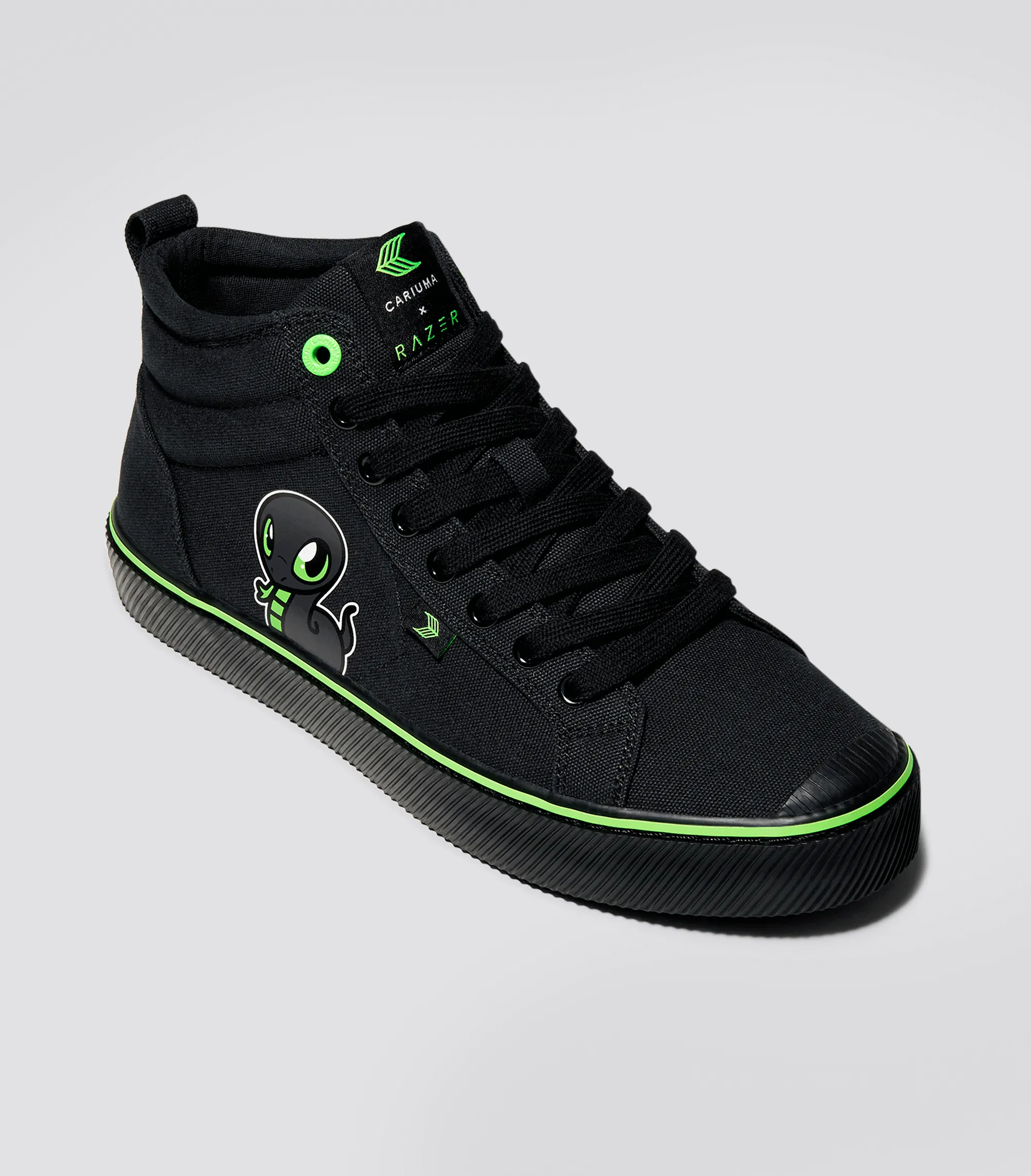 OCA High Razer All Black Canvas Sneaker Men sold by Cariuma product image thumbnail 2